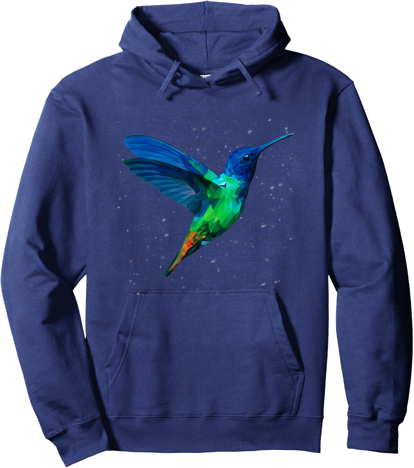 Hummingbird illustration bird Hoodie - Hoodie | Navy