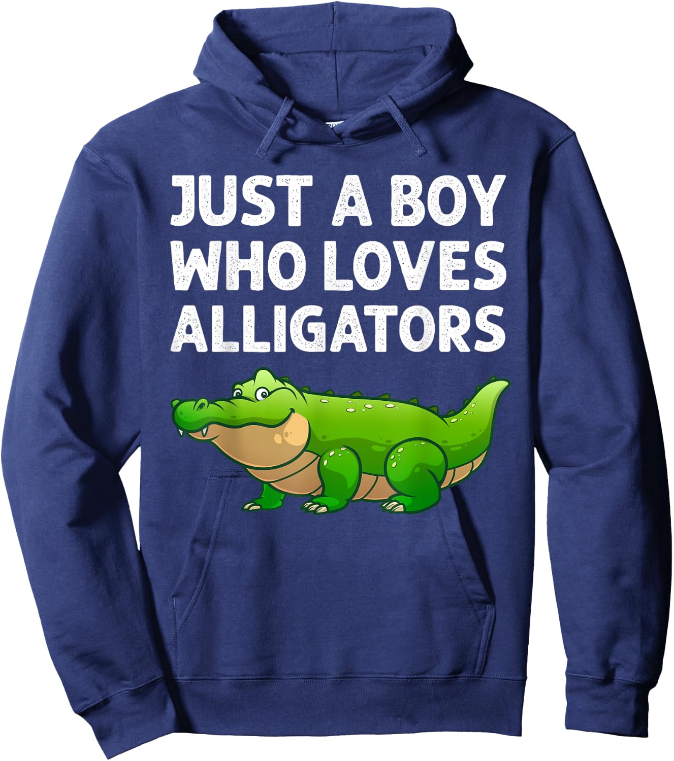 Funny Alligator Design Boys Kids Men Reptile Gator Lovers Hoodie - Hoodie | Navy