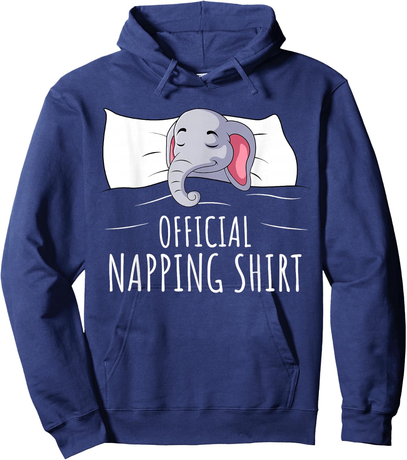 Sleeping Elephant Lover Official Napping Kids Women Men Hoodie - Hoodie | Navy
