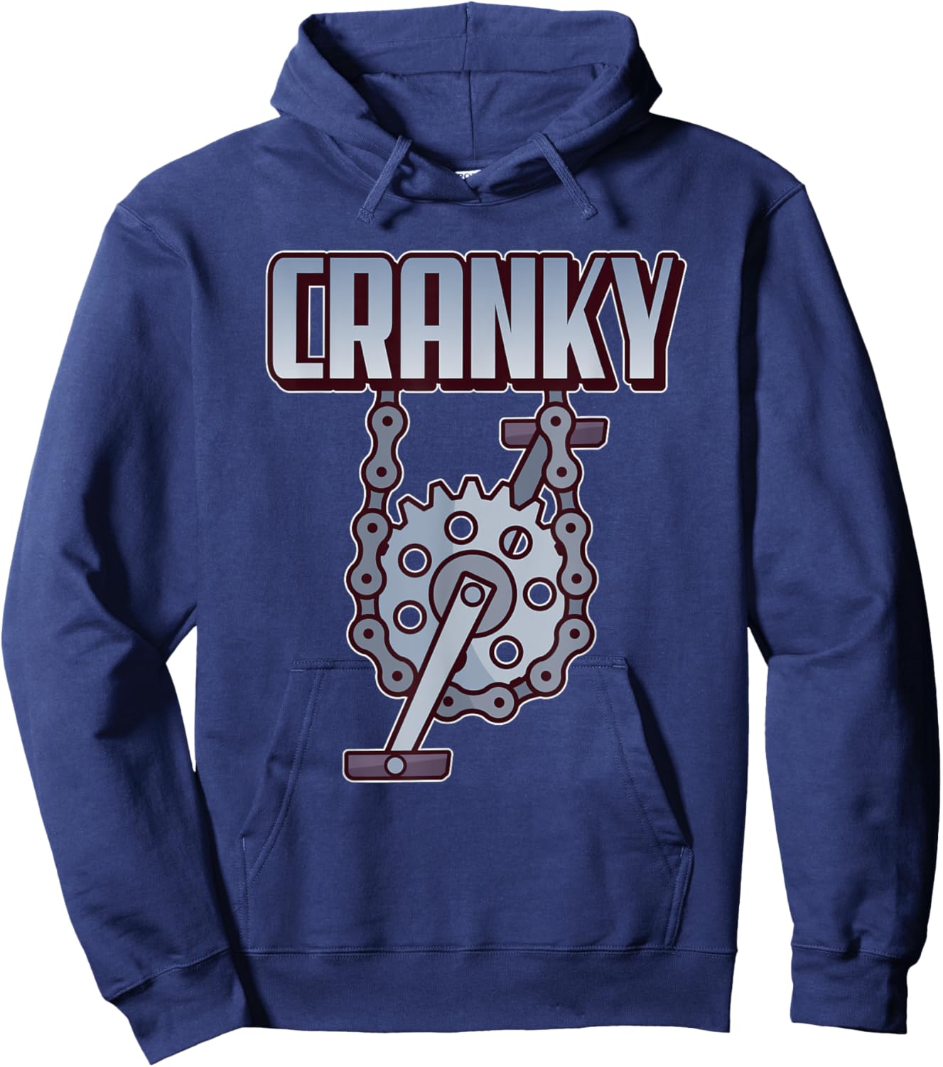 Funny Cranky Gift MTB Biker Bicycle Rider Cycling Lover Hoodie - Hoodie | Navy