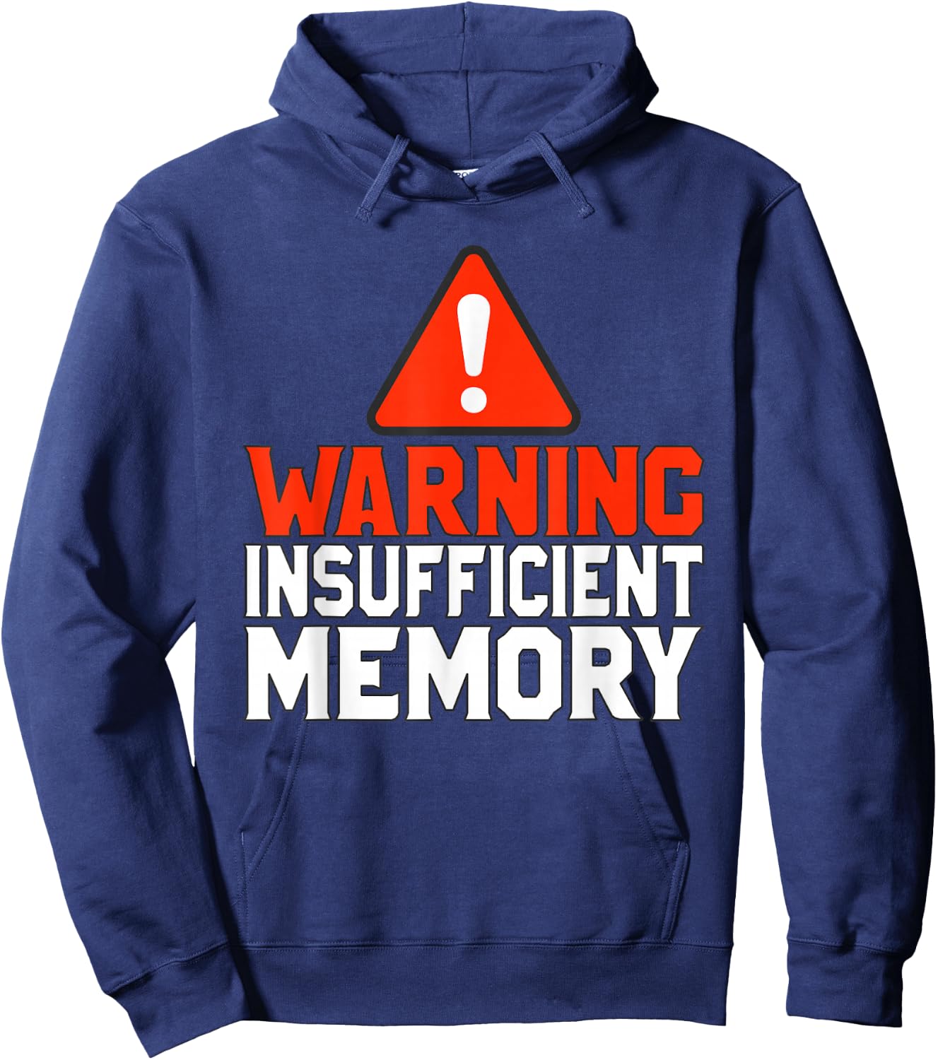 Warning information memory Hoodie - Hoodie | Navy