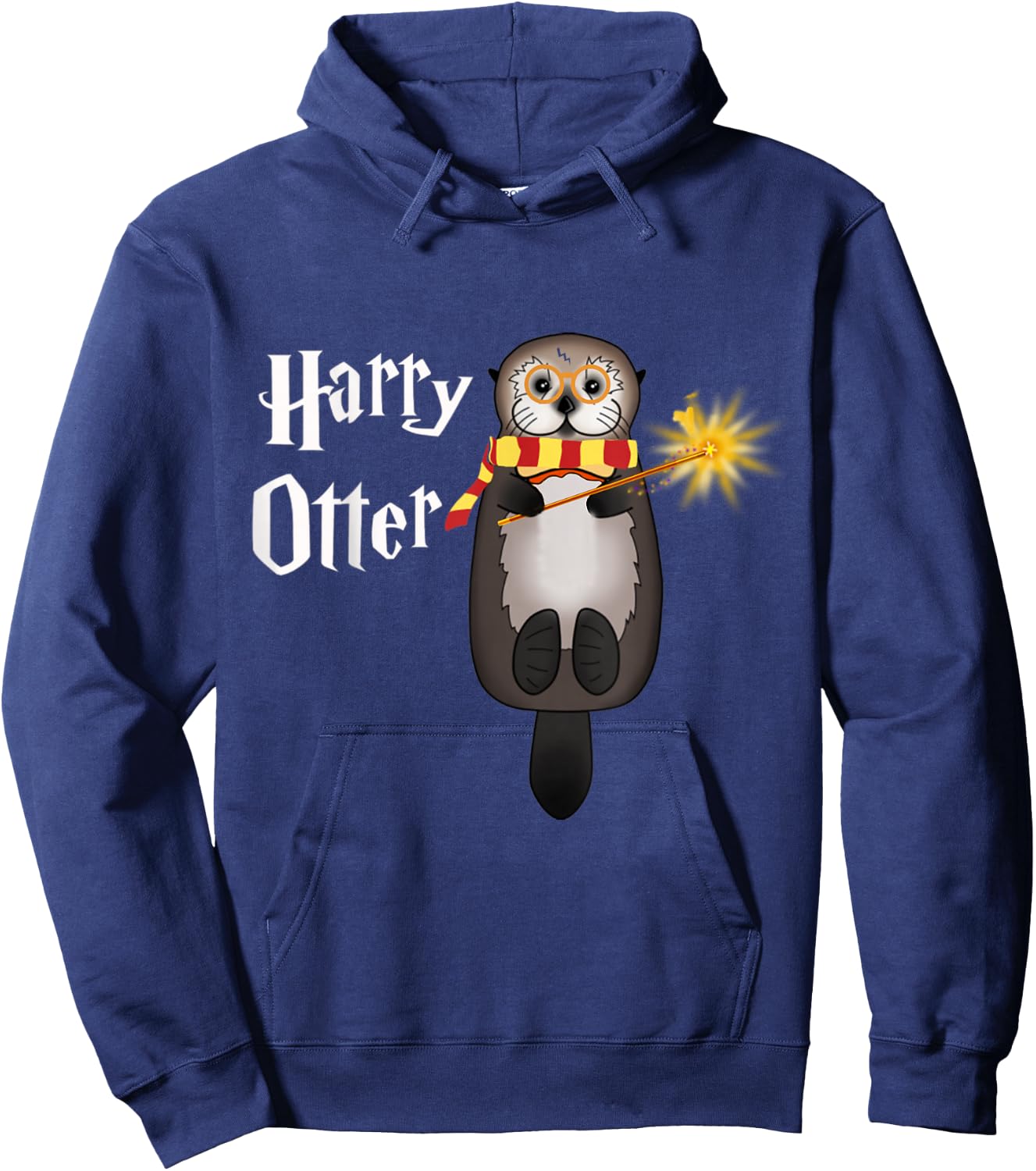 Otter Magic Wizard Funny Otter Harry Hoodie - Hoodie | Navy