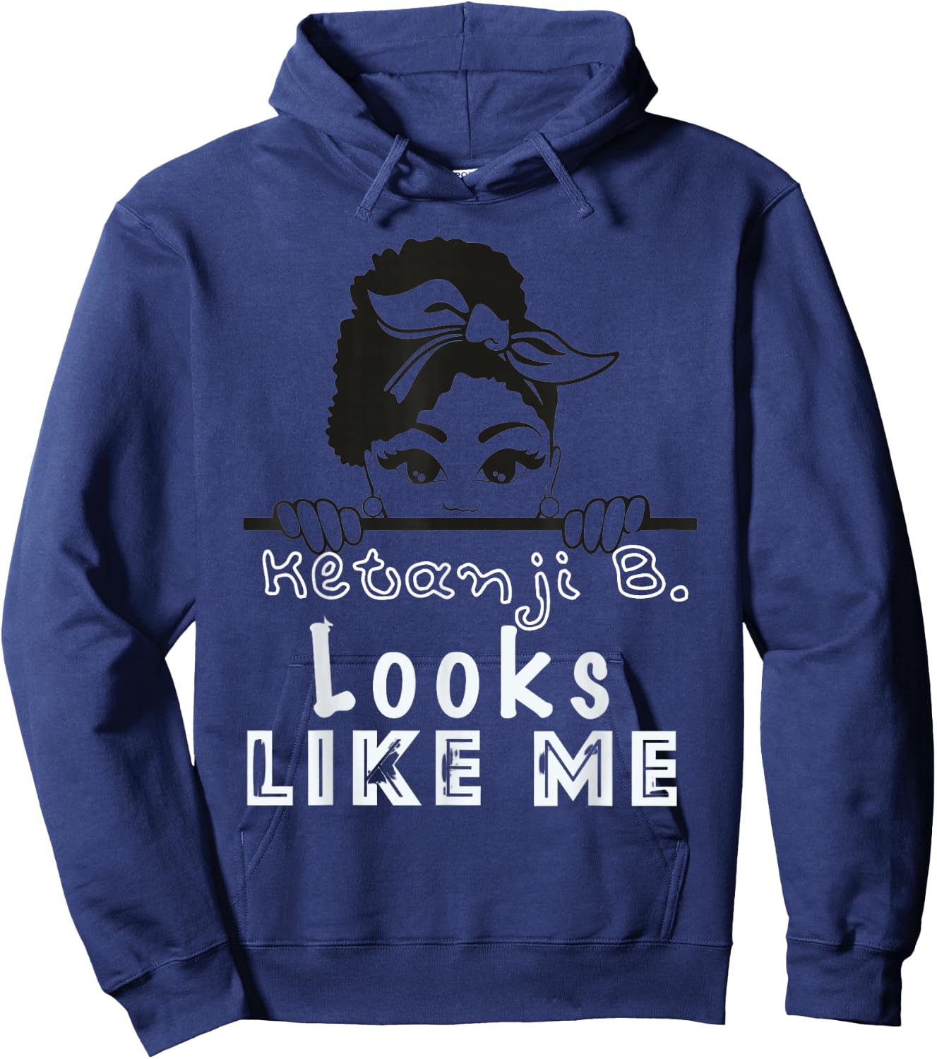 Ketanji Brown Jackson Looks Like Me KBJ Supreme Court Hoodie - Hoodie | Navy
