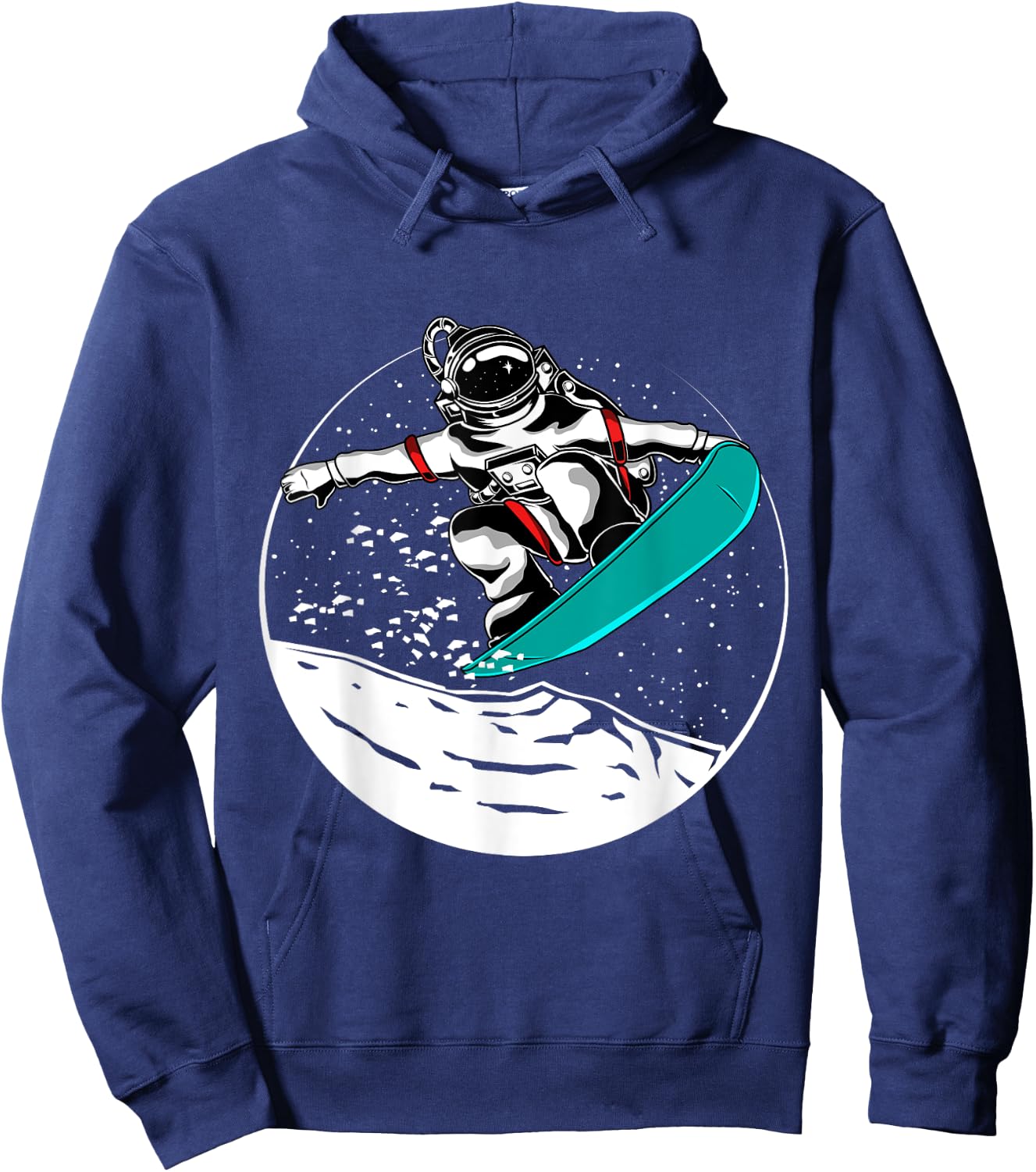 Snowboard Astronaut Shirt For Future Astronomy & Space Fans Hoodie - Hoodie | Navy