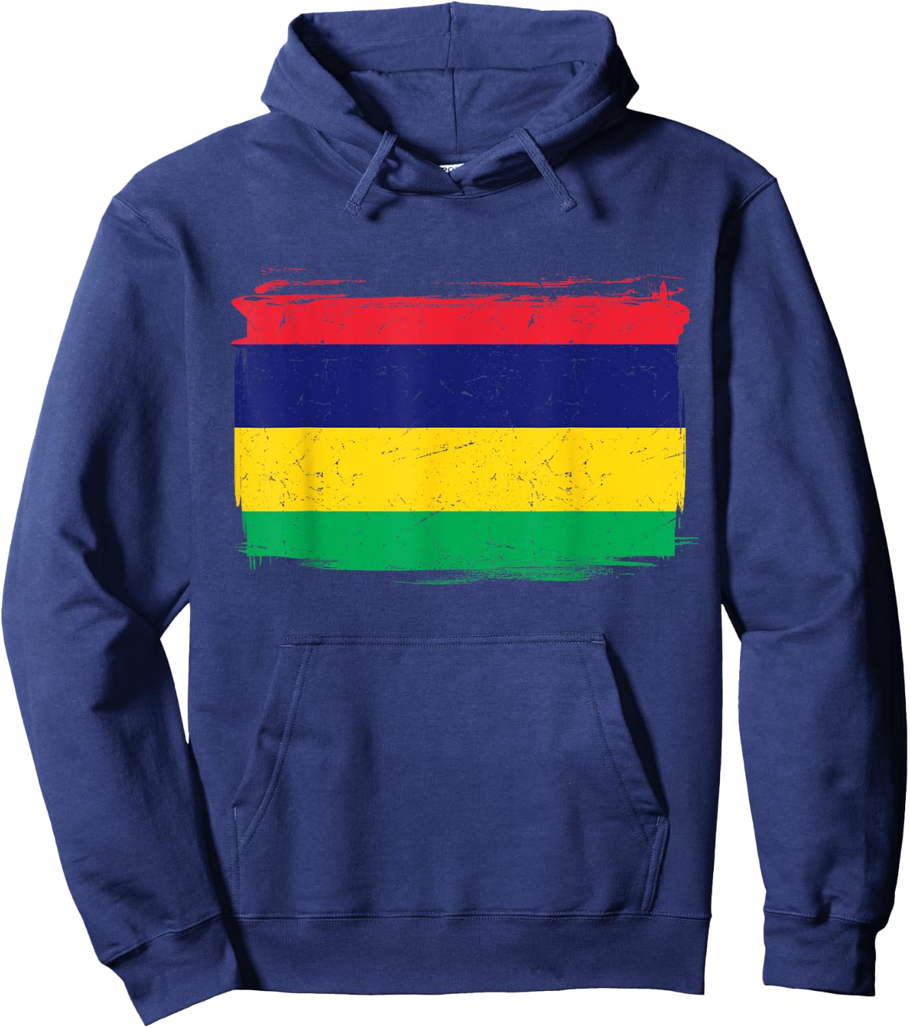 Mauritius Flag Women Men Kids Hoodie - Hoodie | Navy