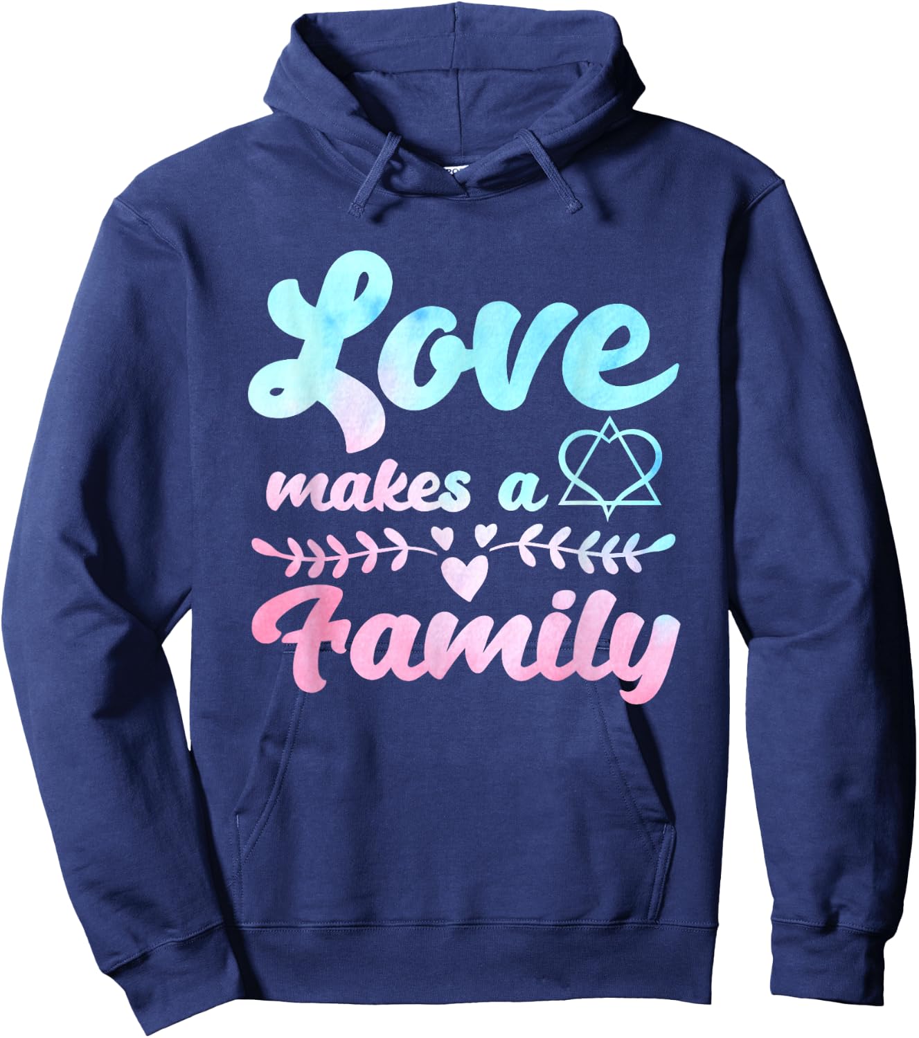 Adoption Announcement Day Love Family Hoodie - Hoodie | Navy