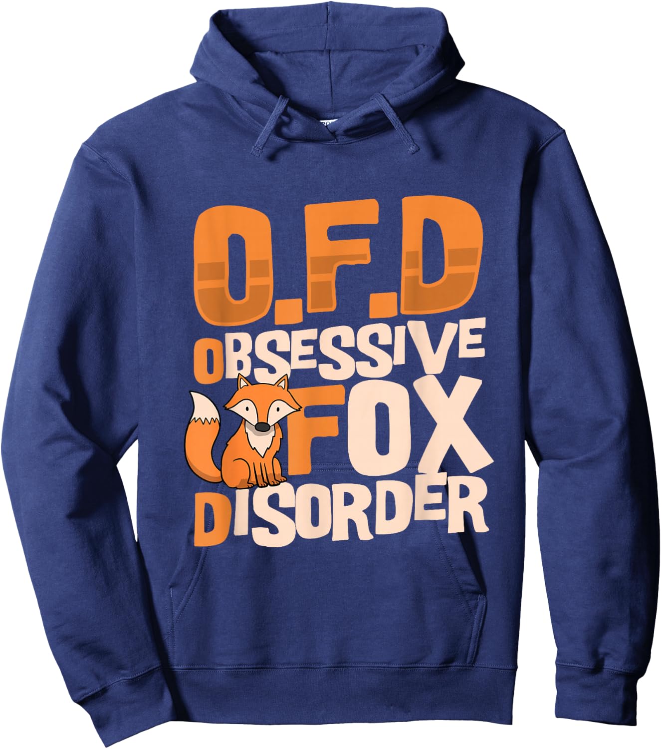 Fox Gifts for Fox Lovers Women Vintage Red Foxes Smart Kids Hoodie - Hoodie | Navy