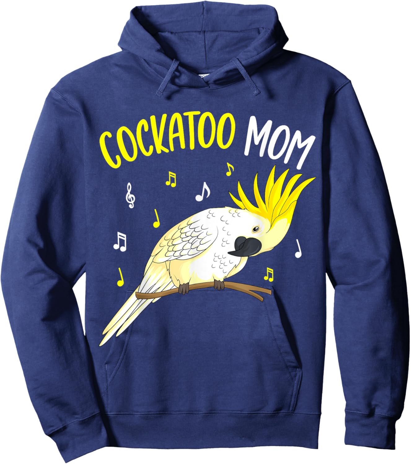 Cockatoo Mom Funny Parrot Bird Women Hoodie - Hoodie | Navy
