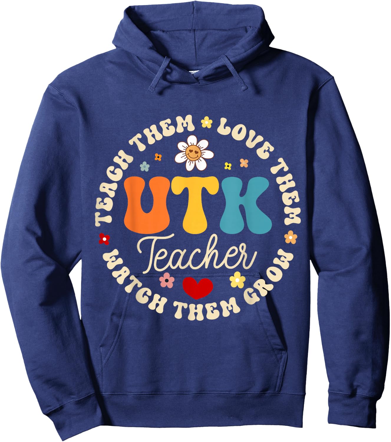 UTK Teacher Universal Transitional Kindergarten Squad Hoodie - Hoodie | Navy