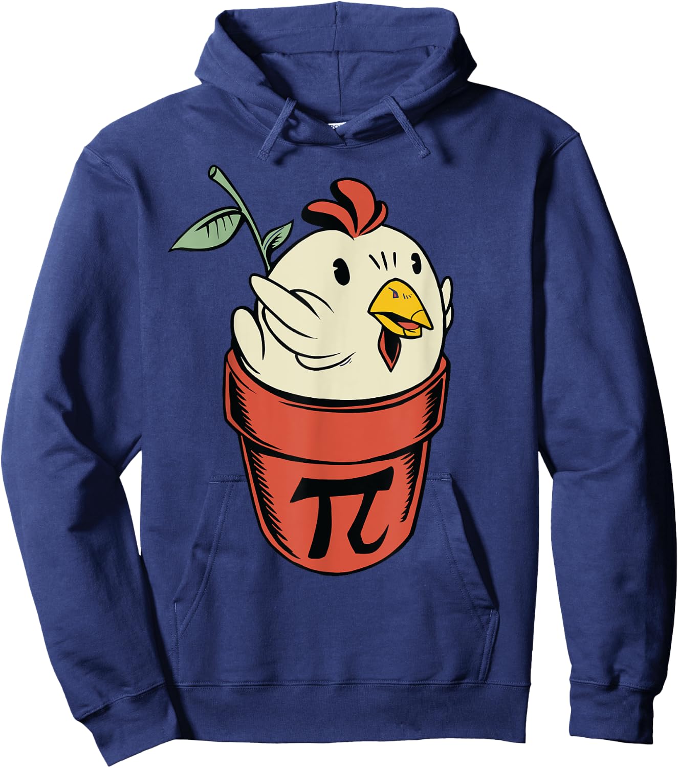 Chicken Pot PI Day Men Women Kids Math funny teacher Hoodie - Hoodie | Navy