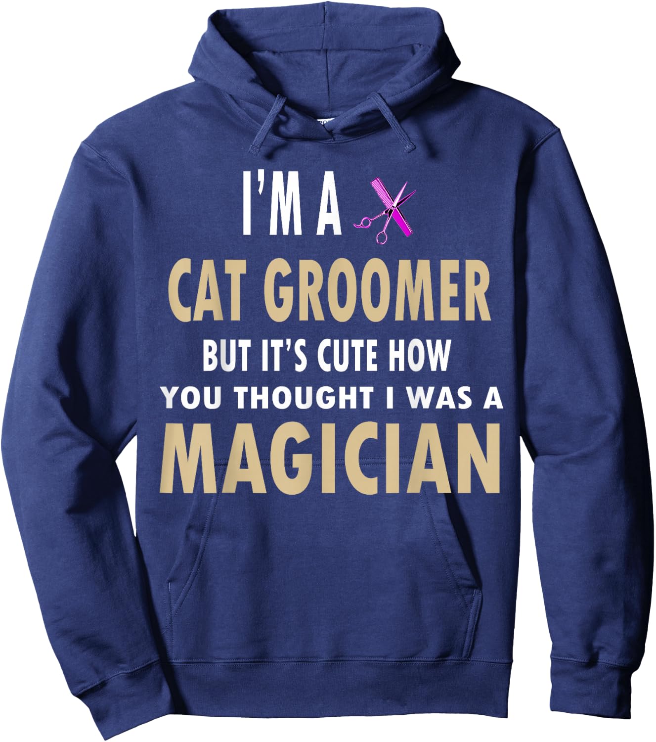 Gifts For Cat Groomers Shirt Pet Groomers Shirt Men Women Girls Kids Hoodie - Hoodie | Navy