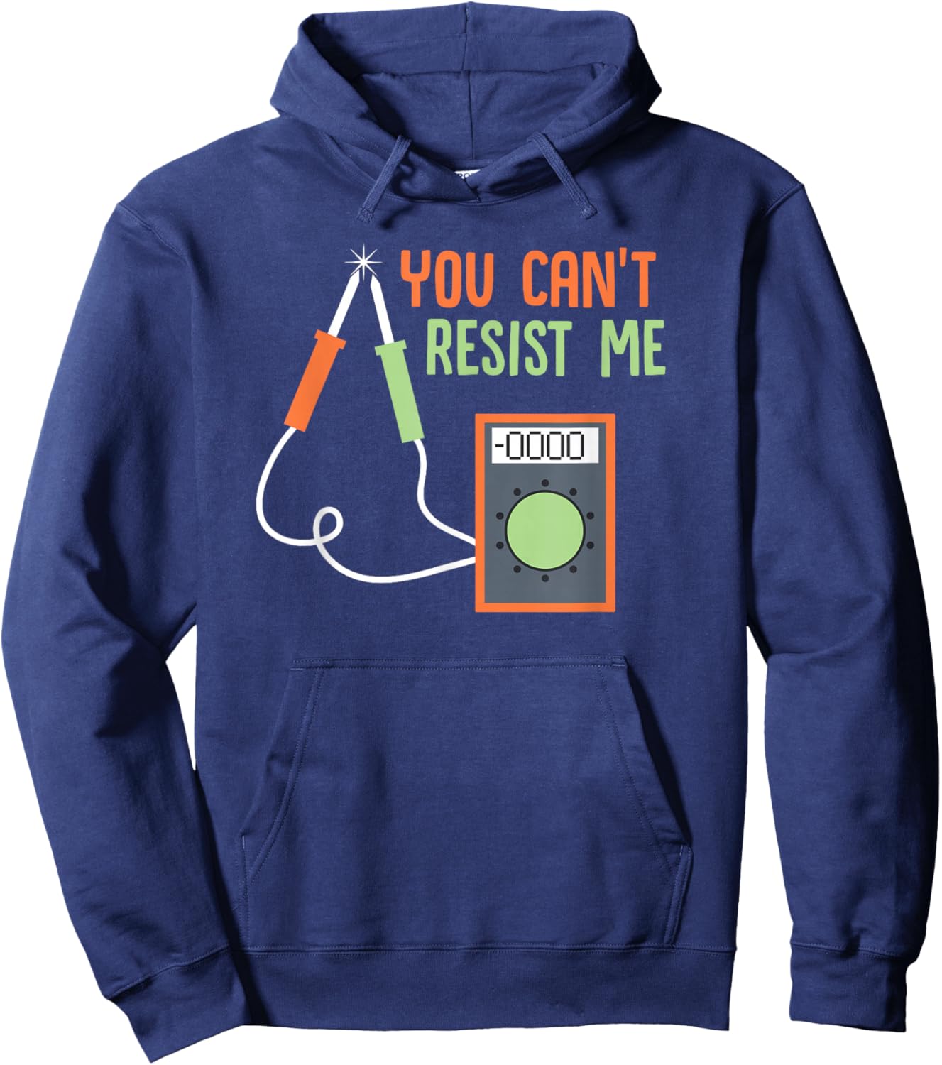 You Can't Resist Me Multimeter Hoodie - Hoodie | Navy