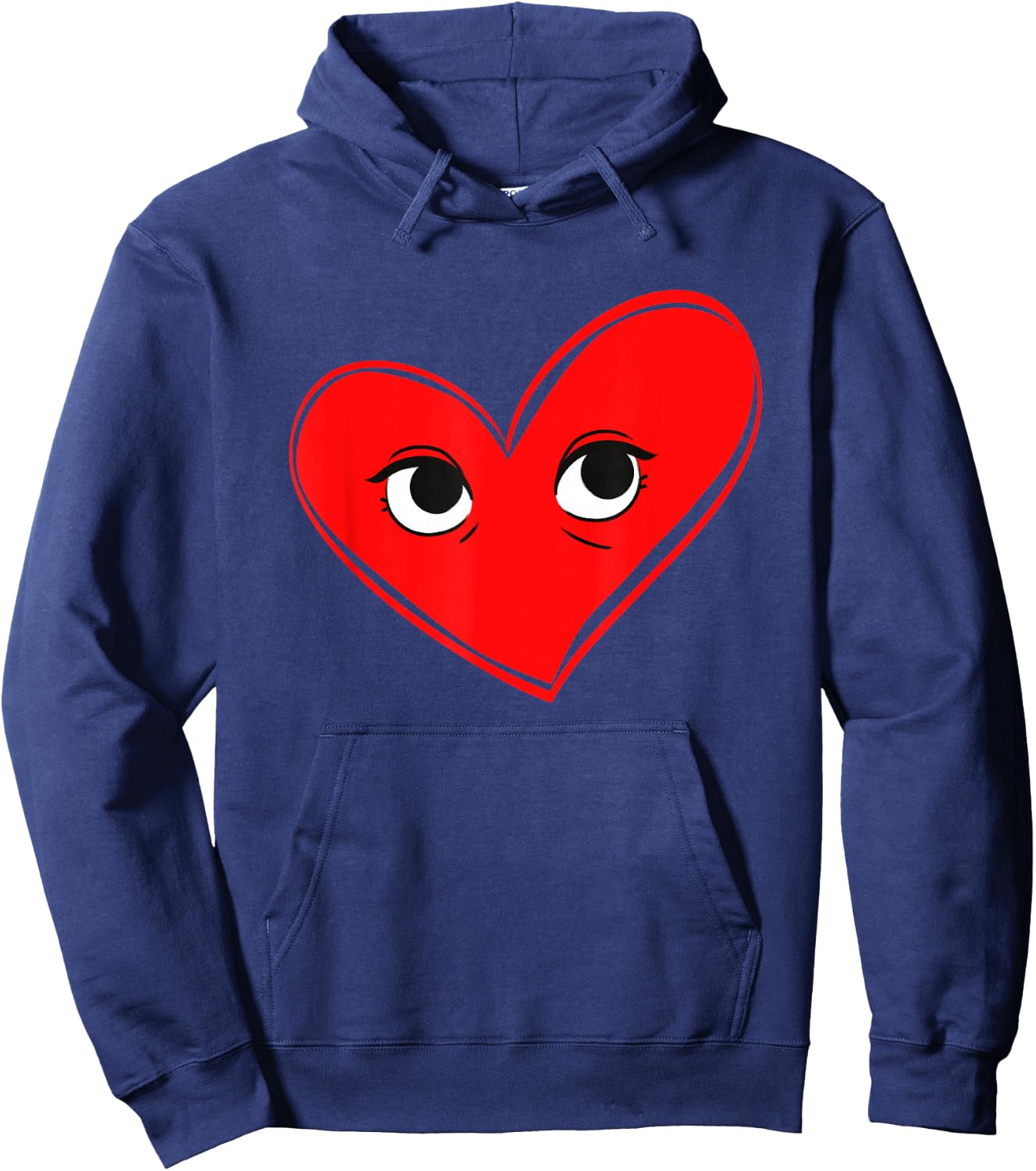 Cute Heart in Love and Children Hoodie - Hoodie | Navy
