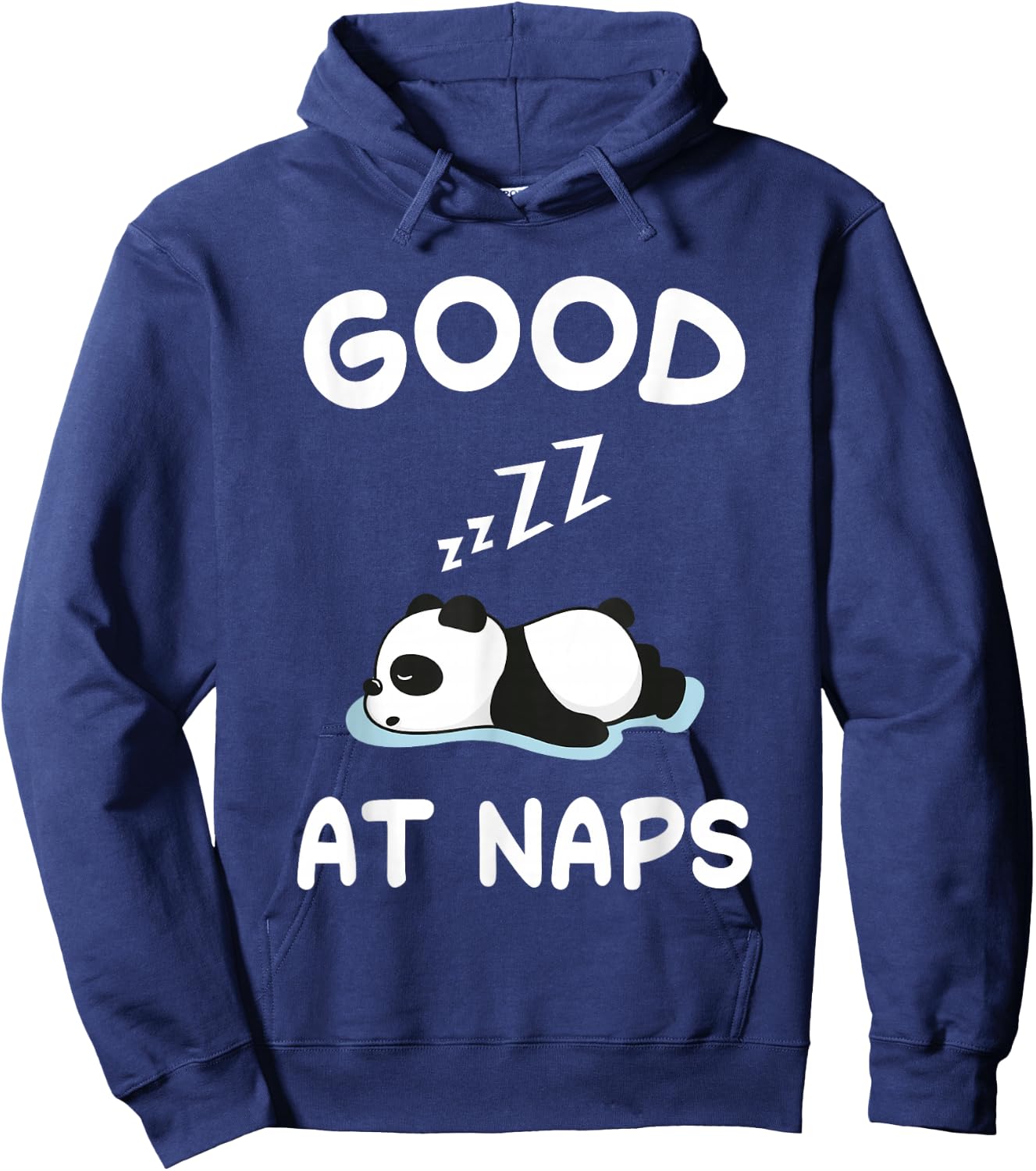 Panda Bear Bears Nap Sleeping Pajama Nightgown Hoodie - Hoodie | Navy