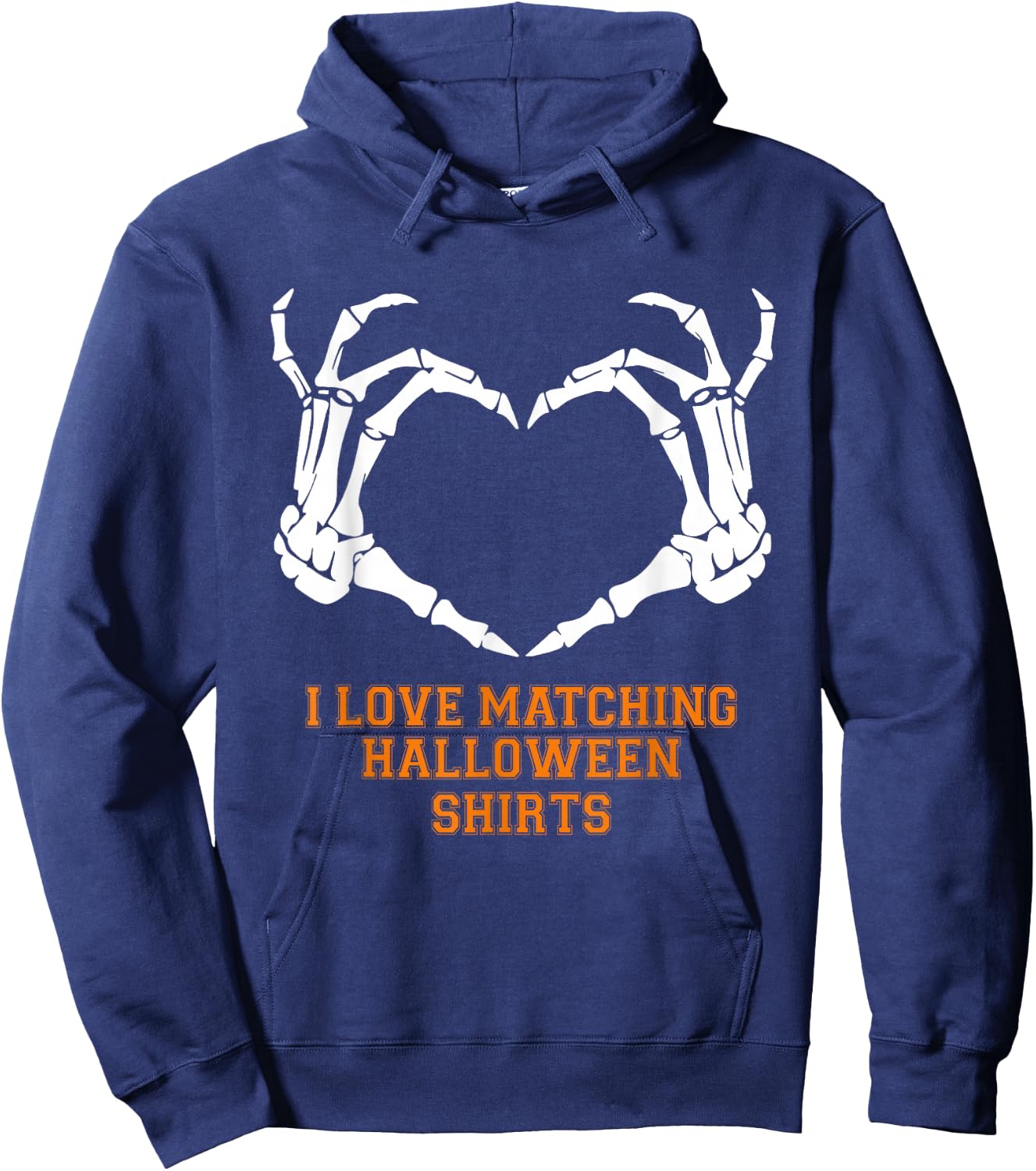 I Love Matching Halloween Shirts But I Don't Funny Couples Hoodie - Hoodie | Navy