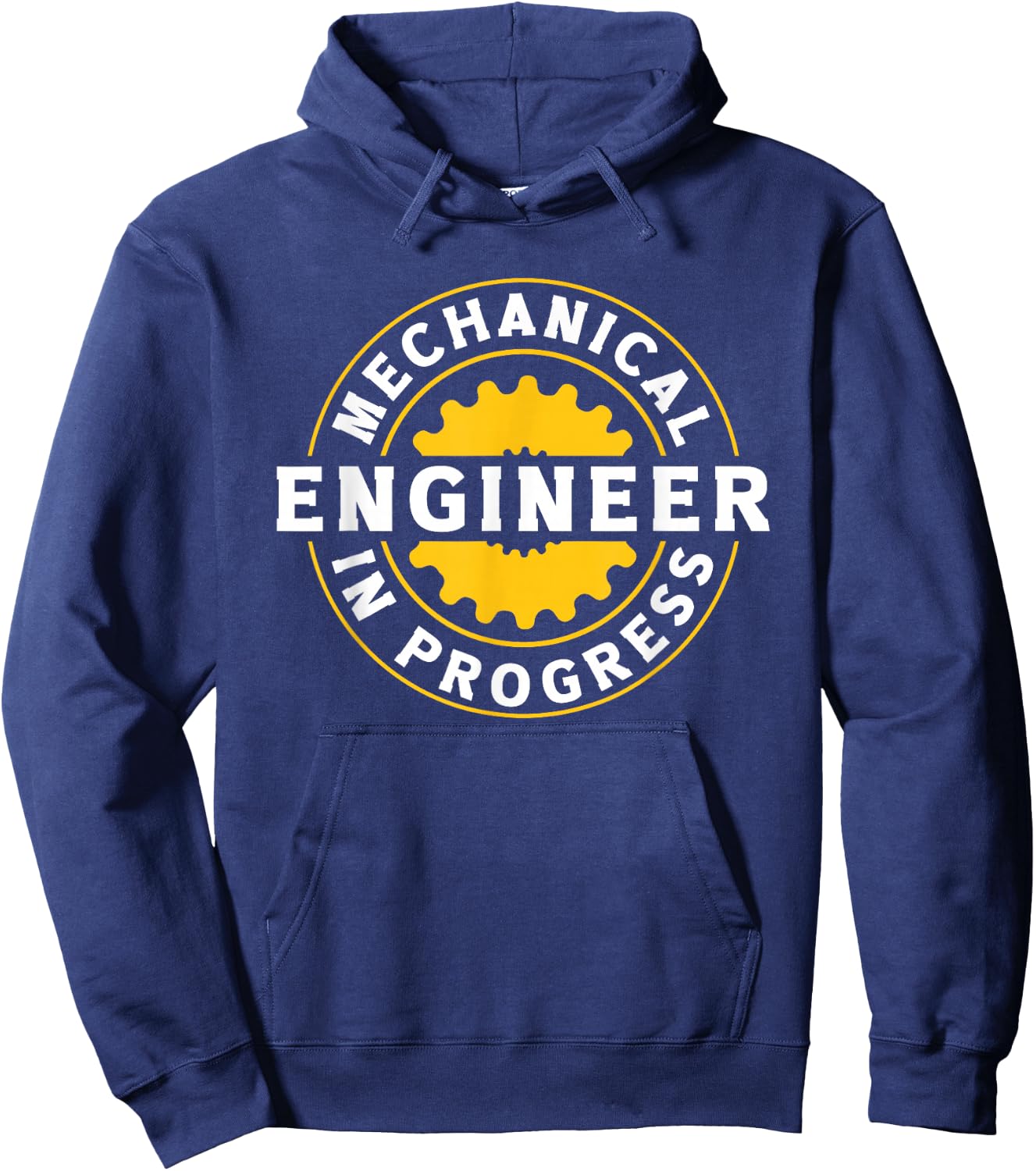 Mechanical Engineer in Progress Student Quote Hoodie - Hoodie | Navy