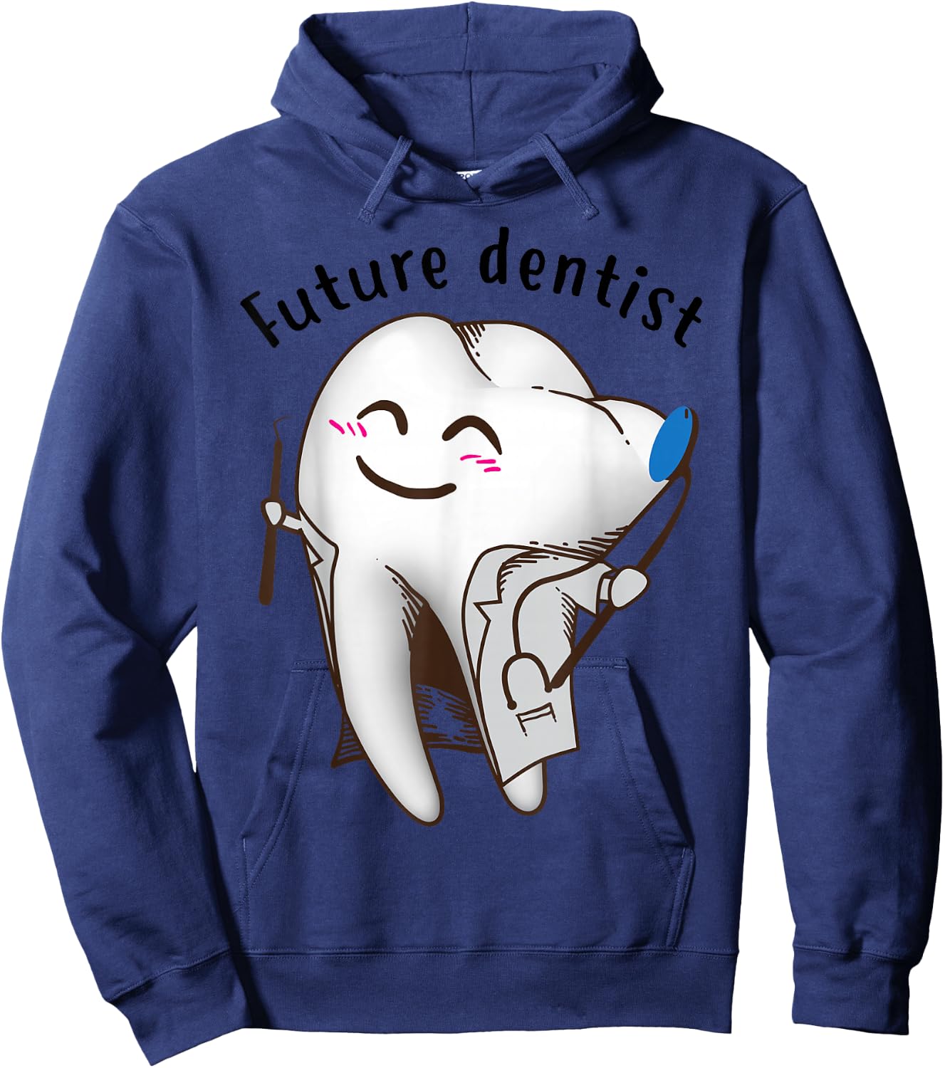 Cute Future Dentist Birthday For Dentistry Students Hoodie - Hoodie | Navy