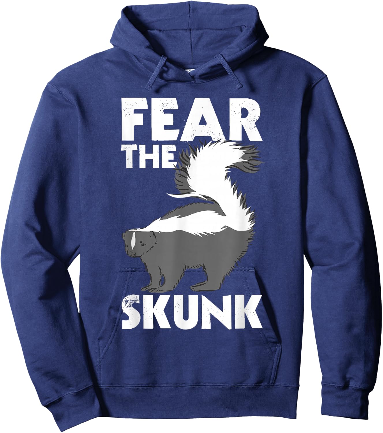 Fear The Skunk - Zoologist Zookeeper Wildlife Animal Lover Hoodie - Hoodie | Navy