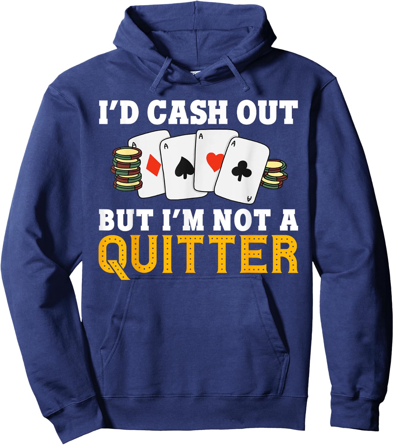 Funny Gambling Art Women Slot Machine Las Vegas Hoodie - Hoodie | Navy