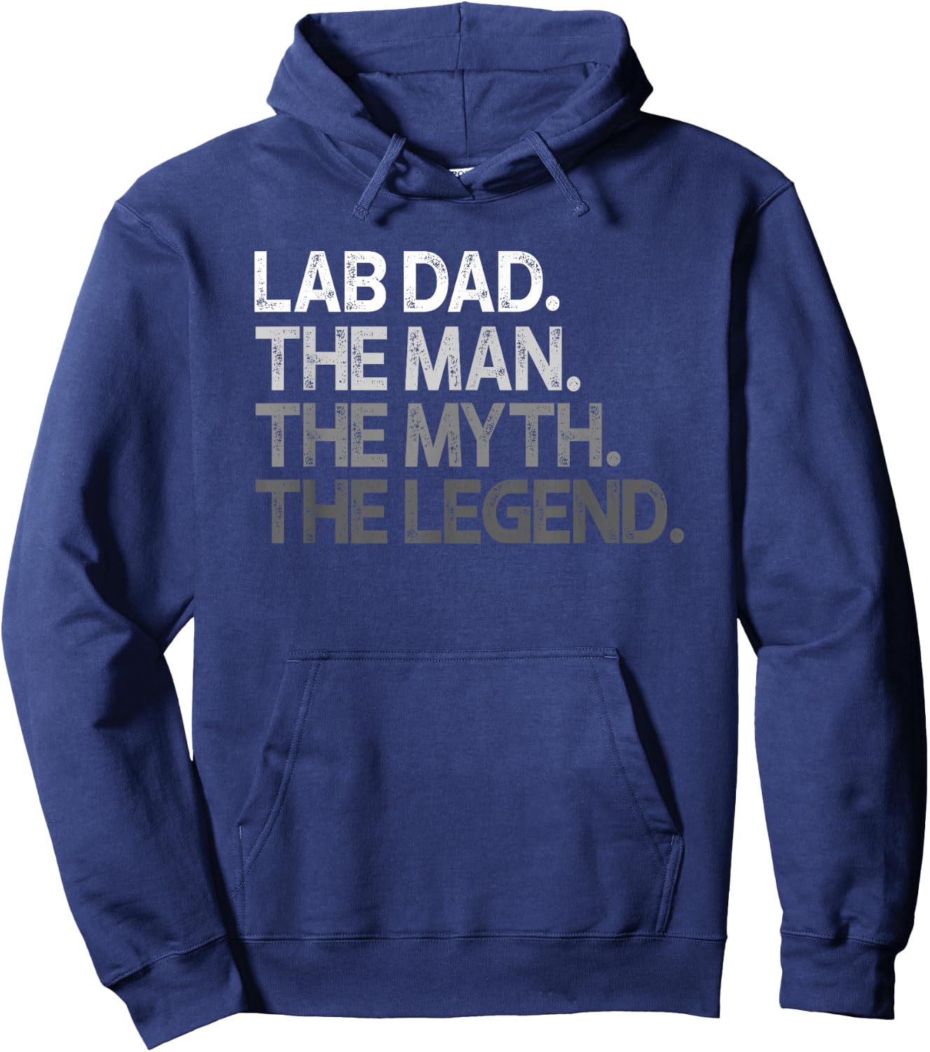 Lab Dad Man The Myth Legend Gift Hoodie - Hoodie | Navy