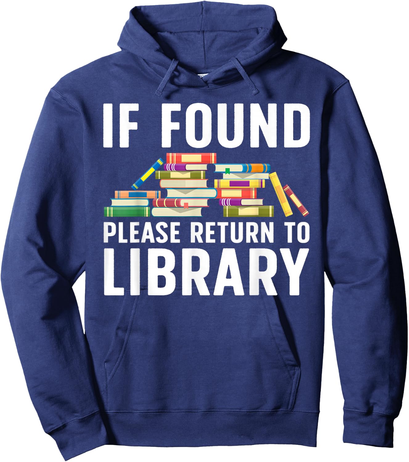 Funny Library Art Women Librarian Read Novel Lovers Hoodie - Hoodie | Navy