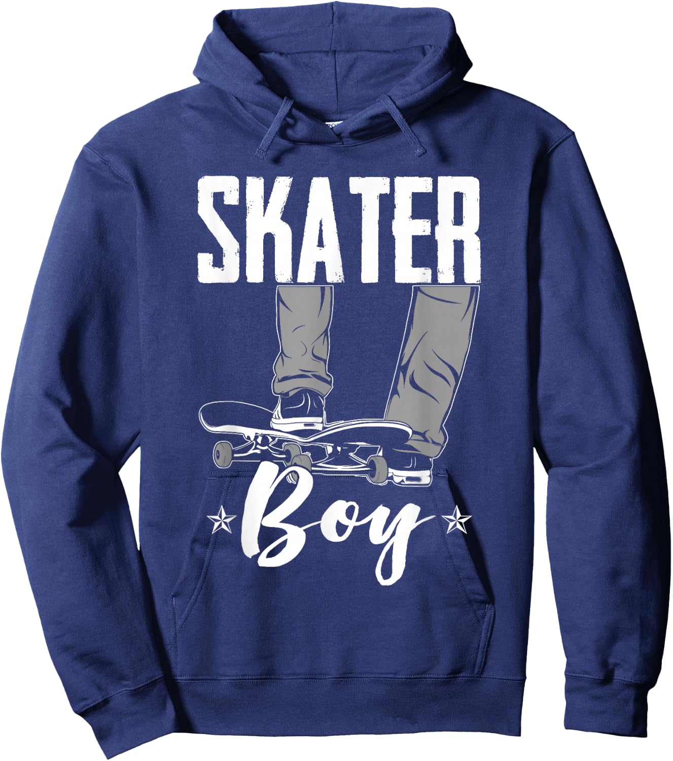 Funny Skateboard Lover Graphic for Boys and Men Skater Hoodie - Hoodie | Navy