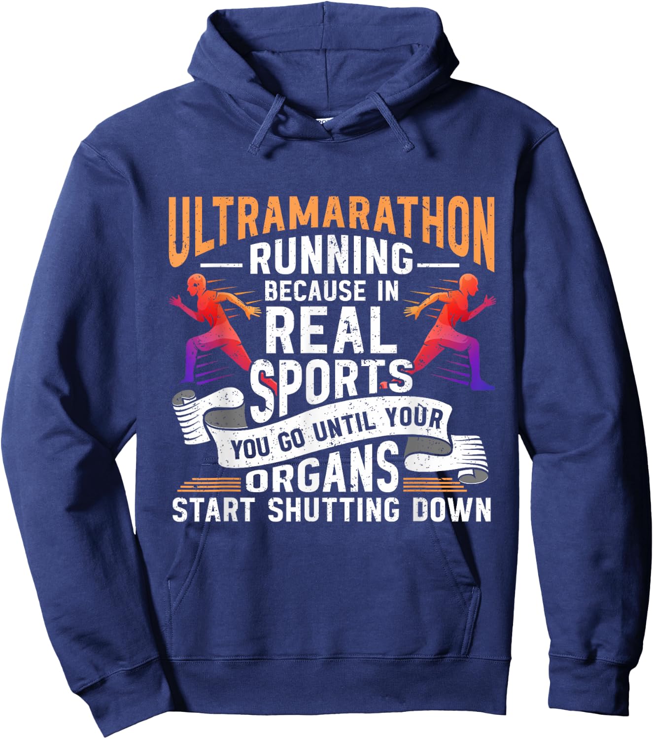 Ultramarathon Ultra Running Ultra Runner Ultra Marathon Hoodie - Hoodie | Navy