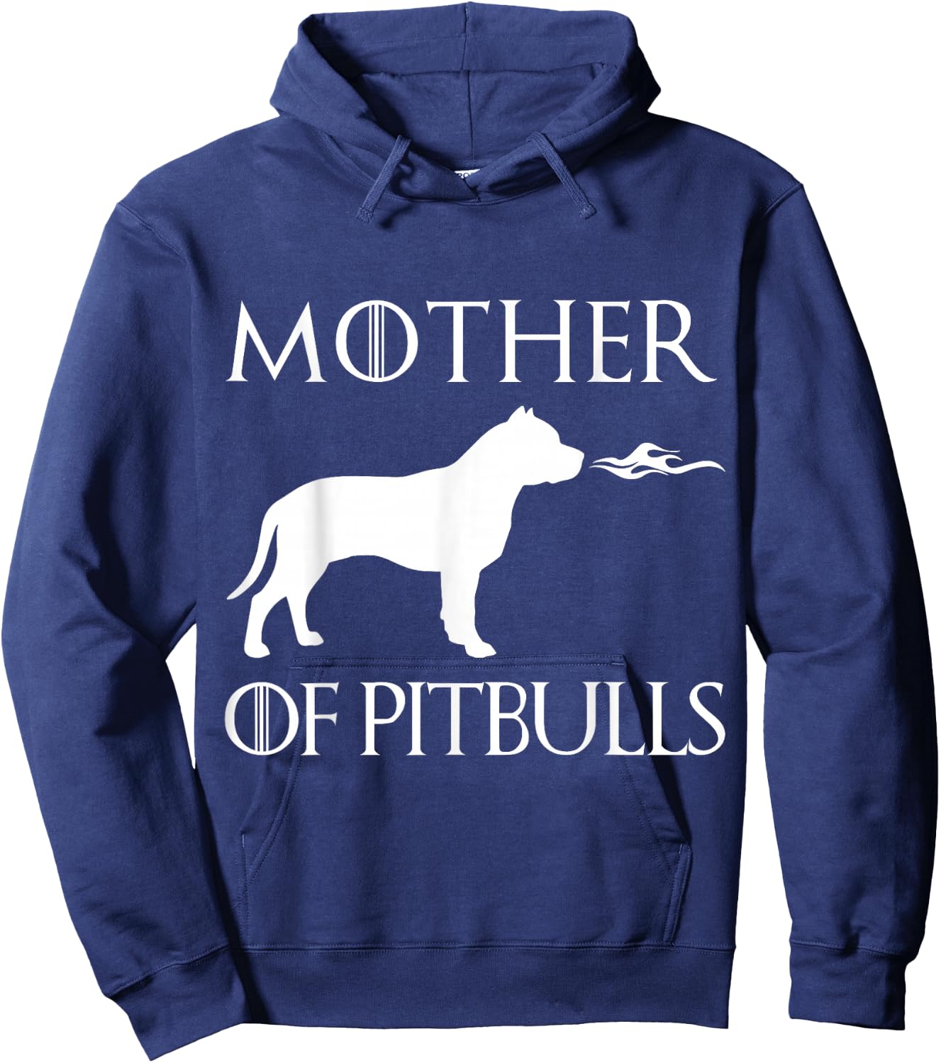 Mother Of Pitbulls Unrivaled Mothers Day Pittie Hoodie - Hoodie | Navy