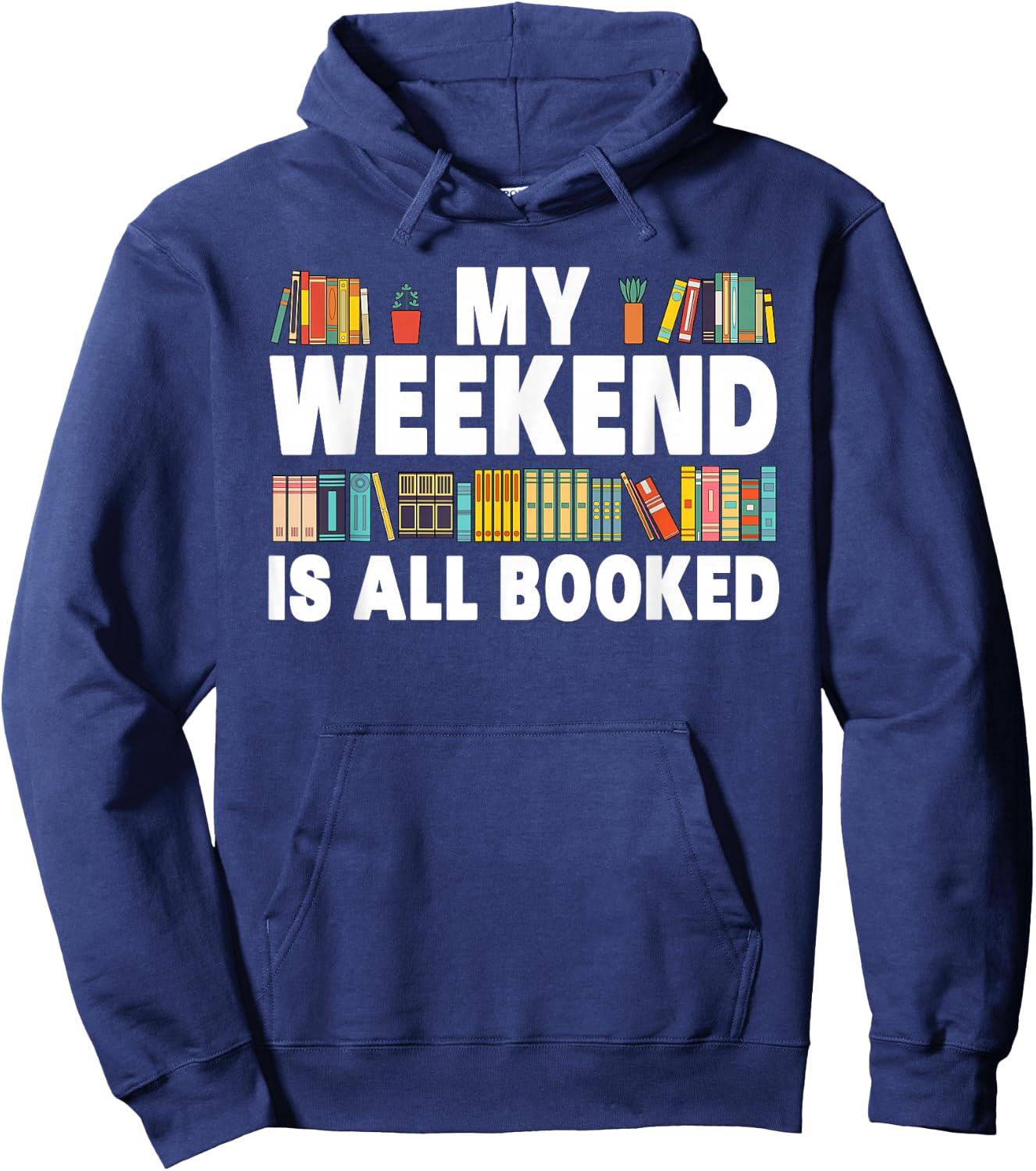 Funny Book Design Women Book Lover Library Reader , Black Hoodie - Hoodie | Navy