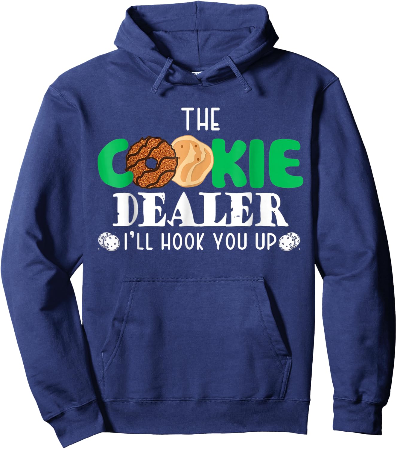 Cookie Dealer Family Matching Birthday Apparel Black Girls' Birthday Hoodie - Hoodie | Navy