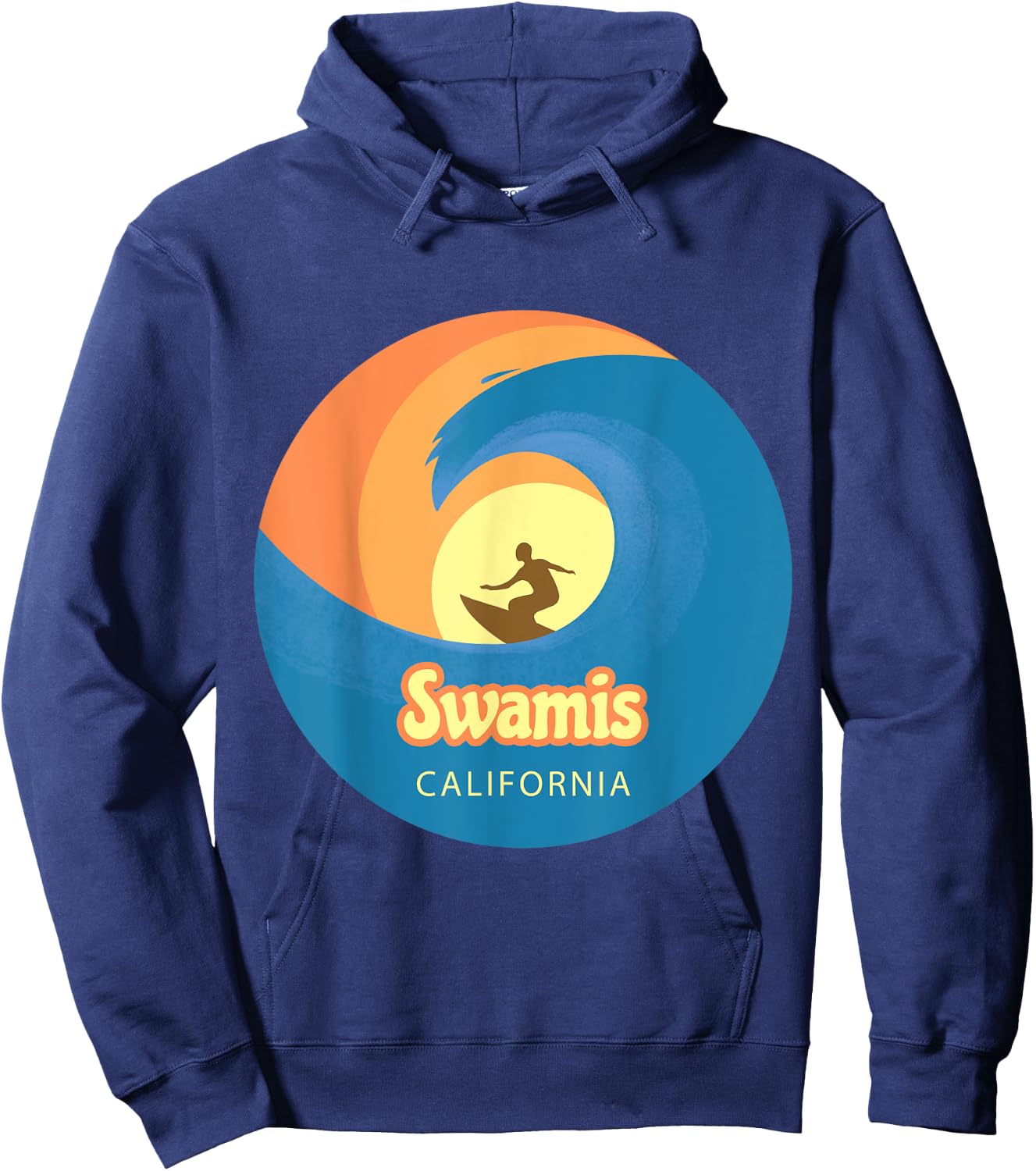 Swamis California surfing Hoodie - Hoodie | Navy