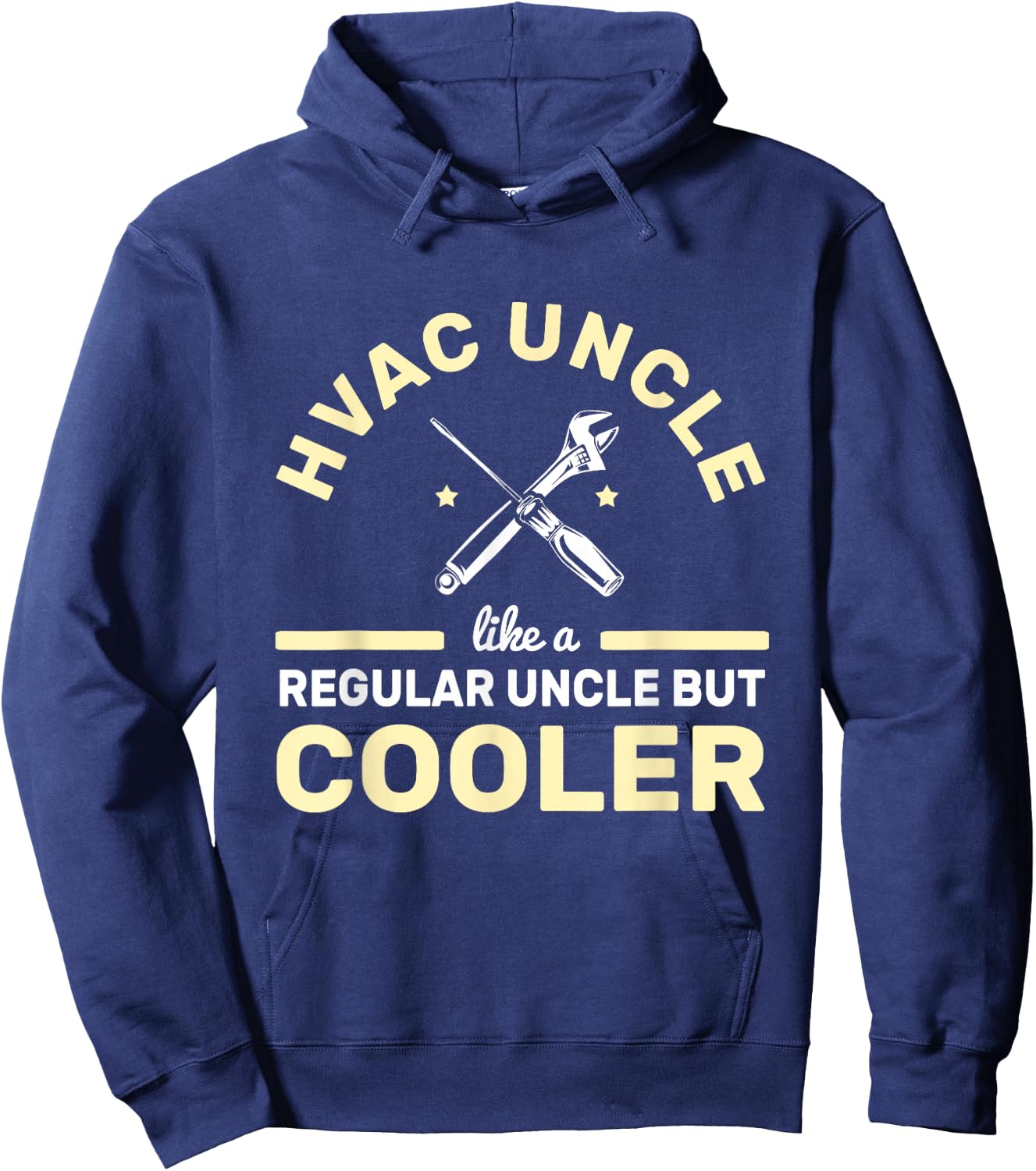 HVAC Uncle Like Regular But Cooler Ventilation HVAC Hoodie - Hoodie | Navy