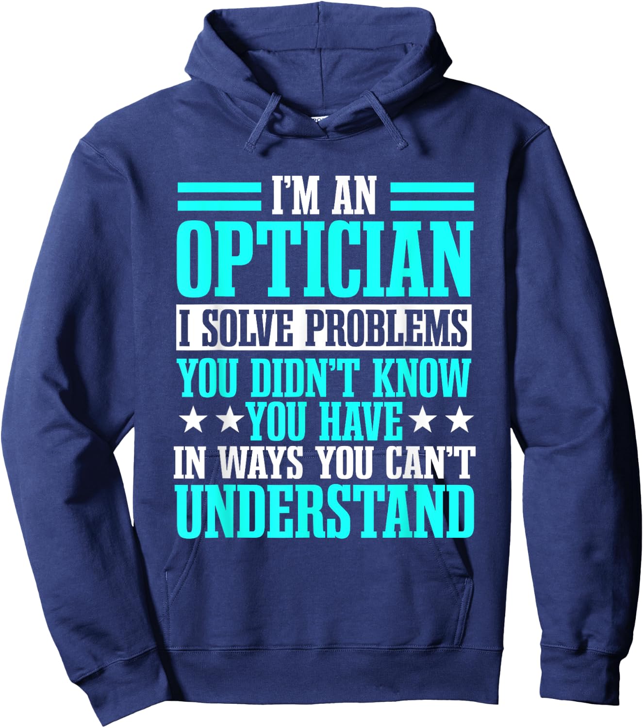 Optician Optometrists Doctor Eye Ophthalmologist Hoodie - Hoodie | Navy
