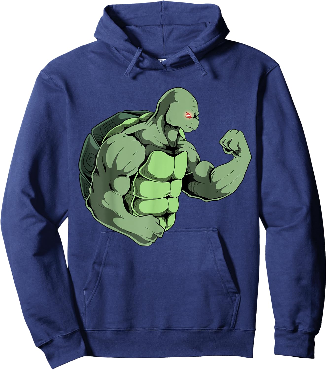 Tortoise Turtle Powerlifter Strongman Weightlifting Workout Hoodie - Hoodie | Navy