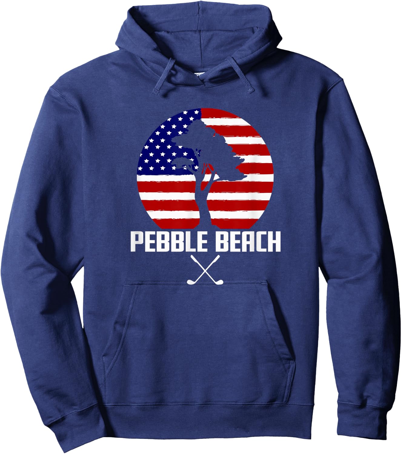 Pebble Beach Golf | Cypress Tree Hoodie - Hoodie | Navy