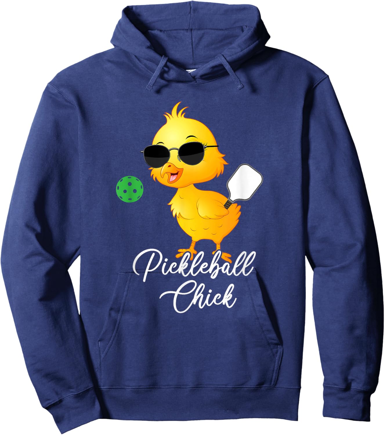 Pickleball chick Funny Pickleball Hoodie - Hoodie | Navy
