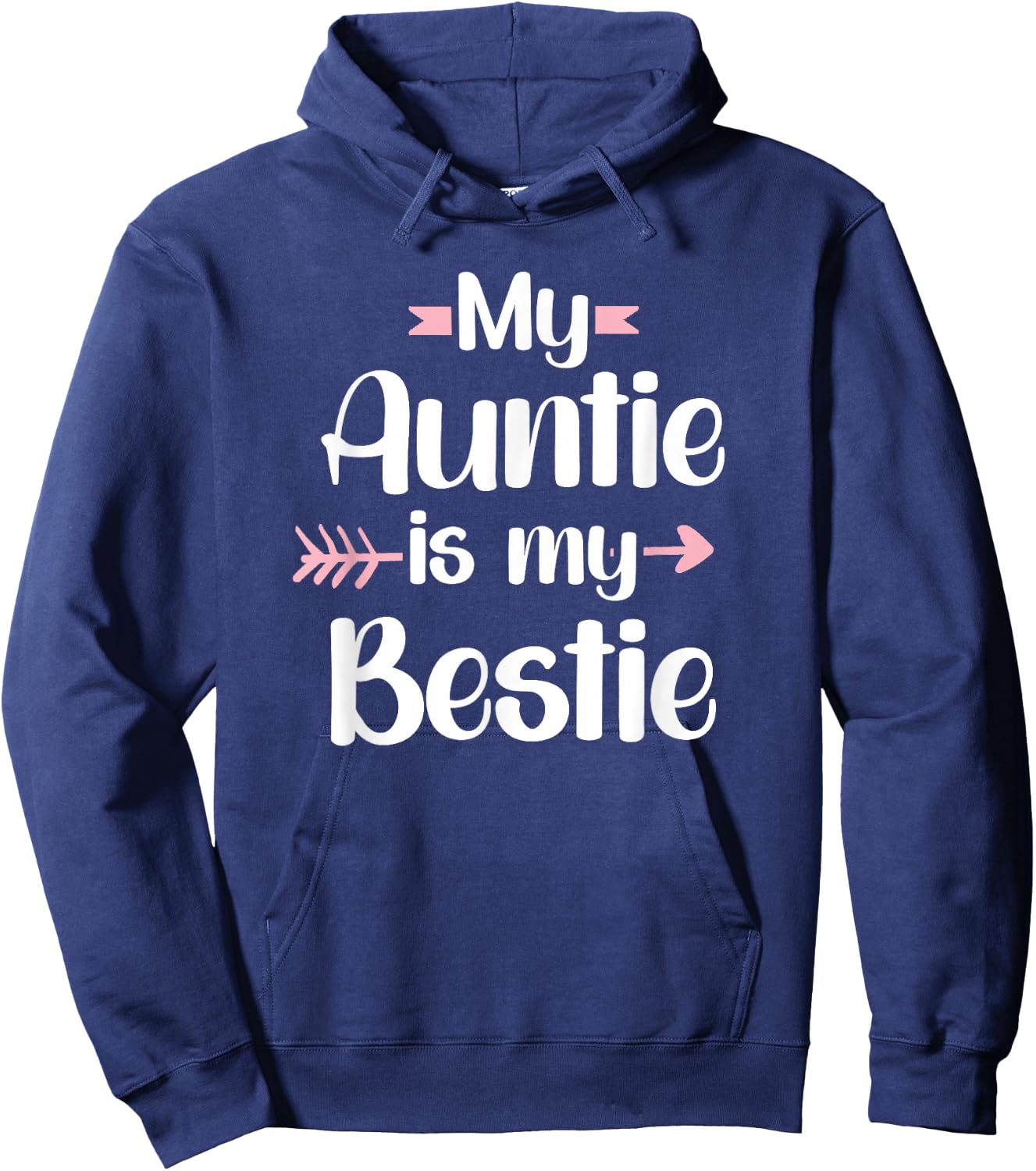 My Auntie Is My Bestie Aunt And Niece Hoodie - Hoodie | Navy