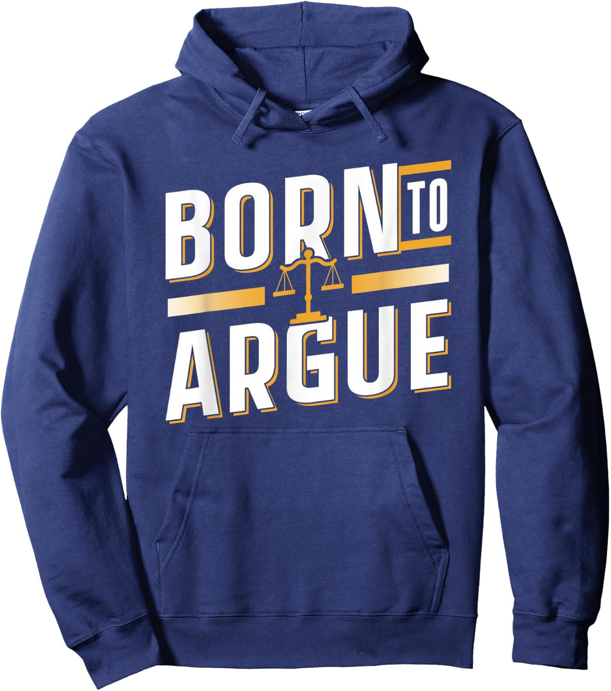 Geboren Zum Argumentieren Rechtsanwalt Jurist Lawyer Law Hoodie - Hoodie | Navy