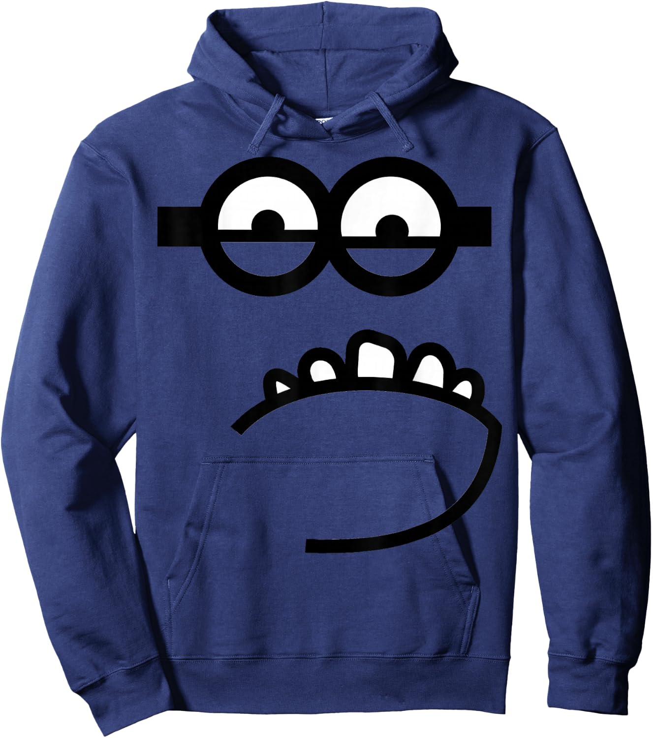 Despicable Me Minions Evil Minion Face Graphic Hoodie - Hoodie | Navy