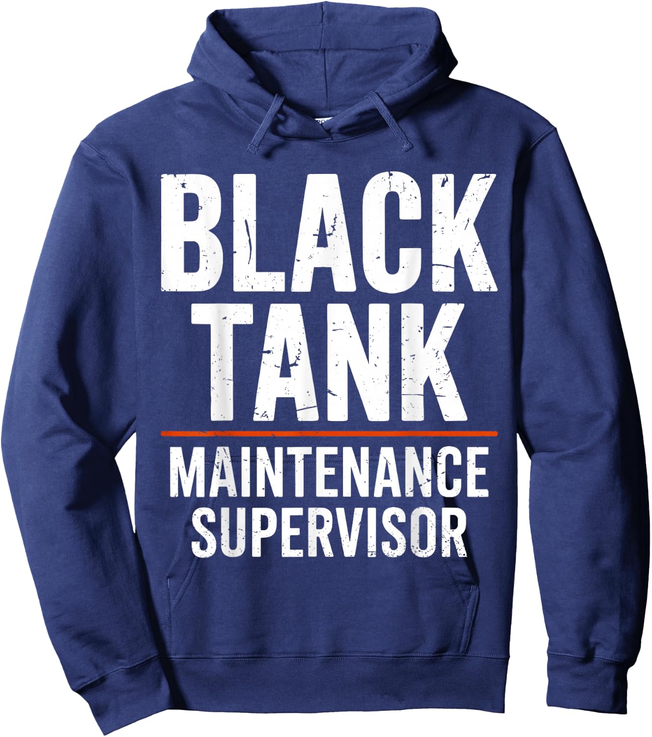 Black Tank Maintenance Supervisor Funny Campers Tank Boss Hoodie - Hoodie | Navy