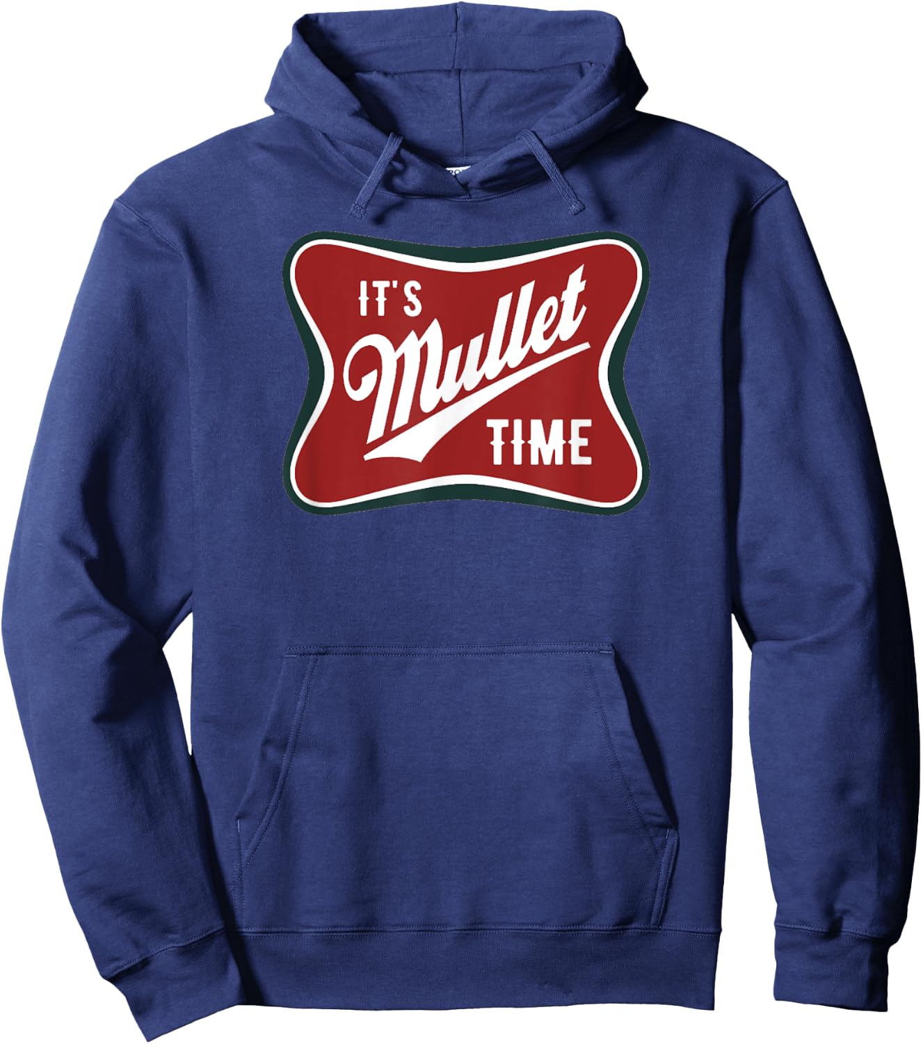 It's Mullet Time Business In The Front Party In The Back Hoodie - Hoodie | Navy