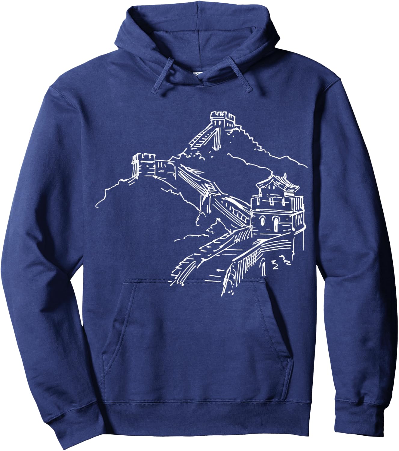 A Great Wall in China Hoodie - Hoodie | Navy