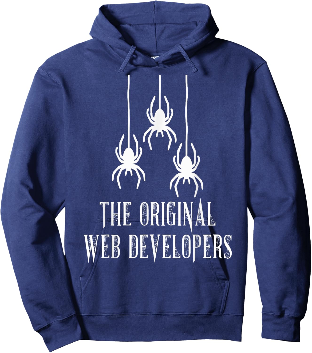 Spider Lover The Original Web Developers Arachnid Keeper Hoodie - Hoodie | Navy