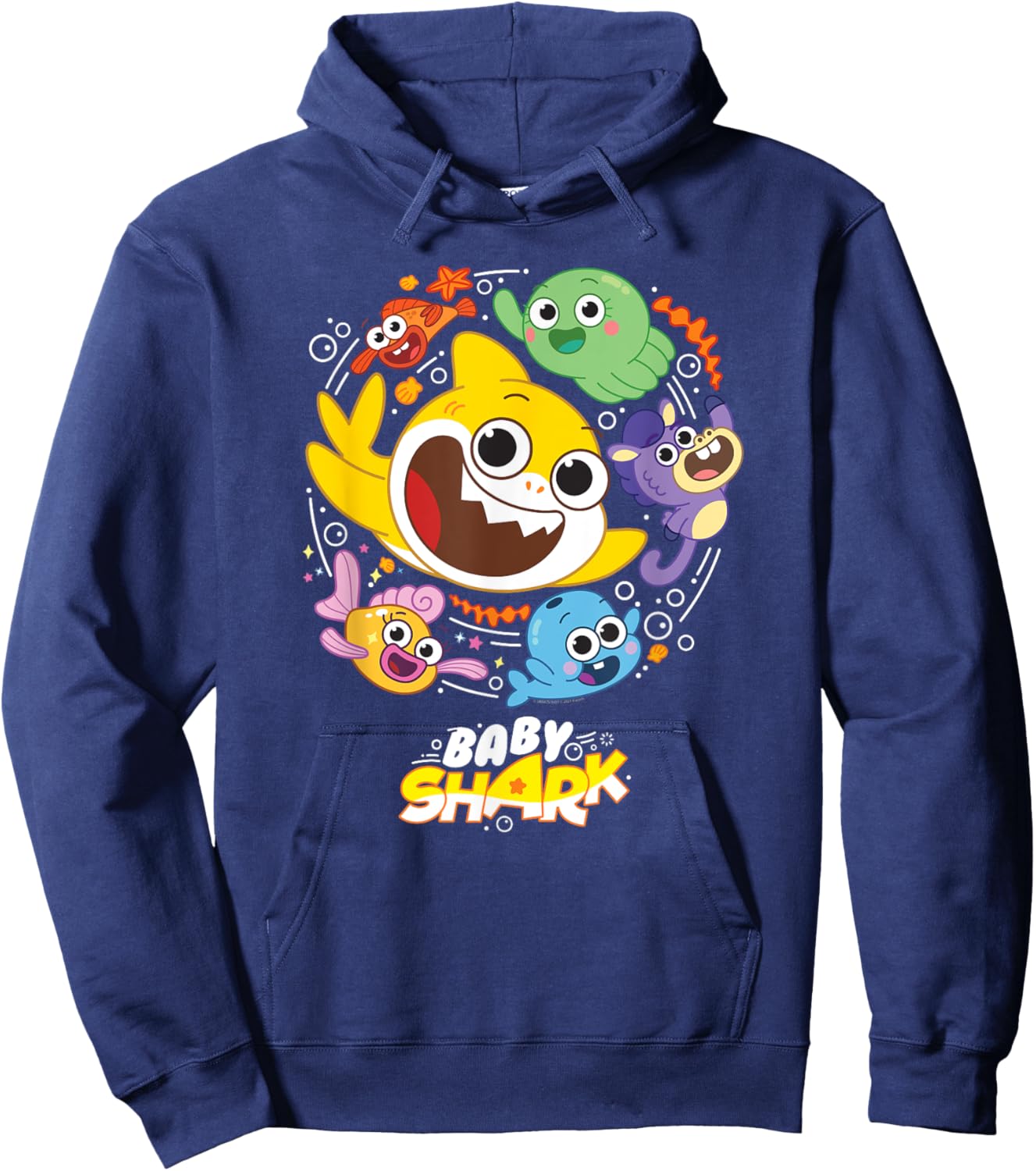 Baby Shark And Friends Hoodie - Hoodie | Navy