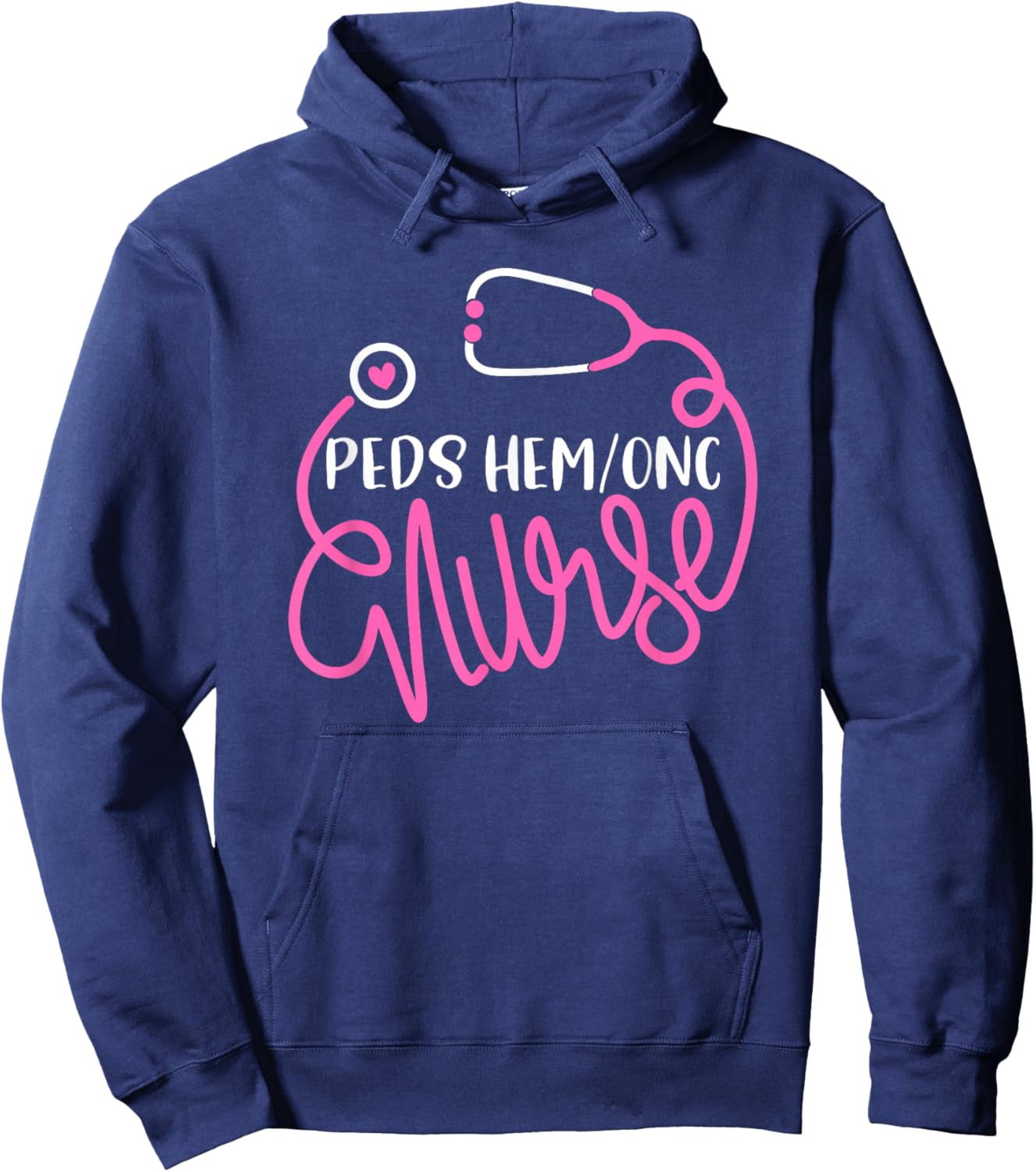 Peds Hem/Onc Nurse RN Pediatric Hematology/Oncology Nursing Hoodie - Hoodie | Navy