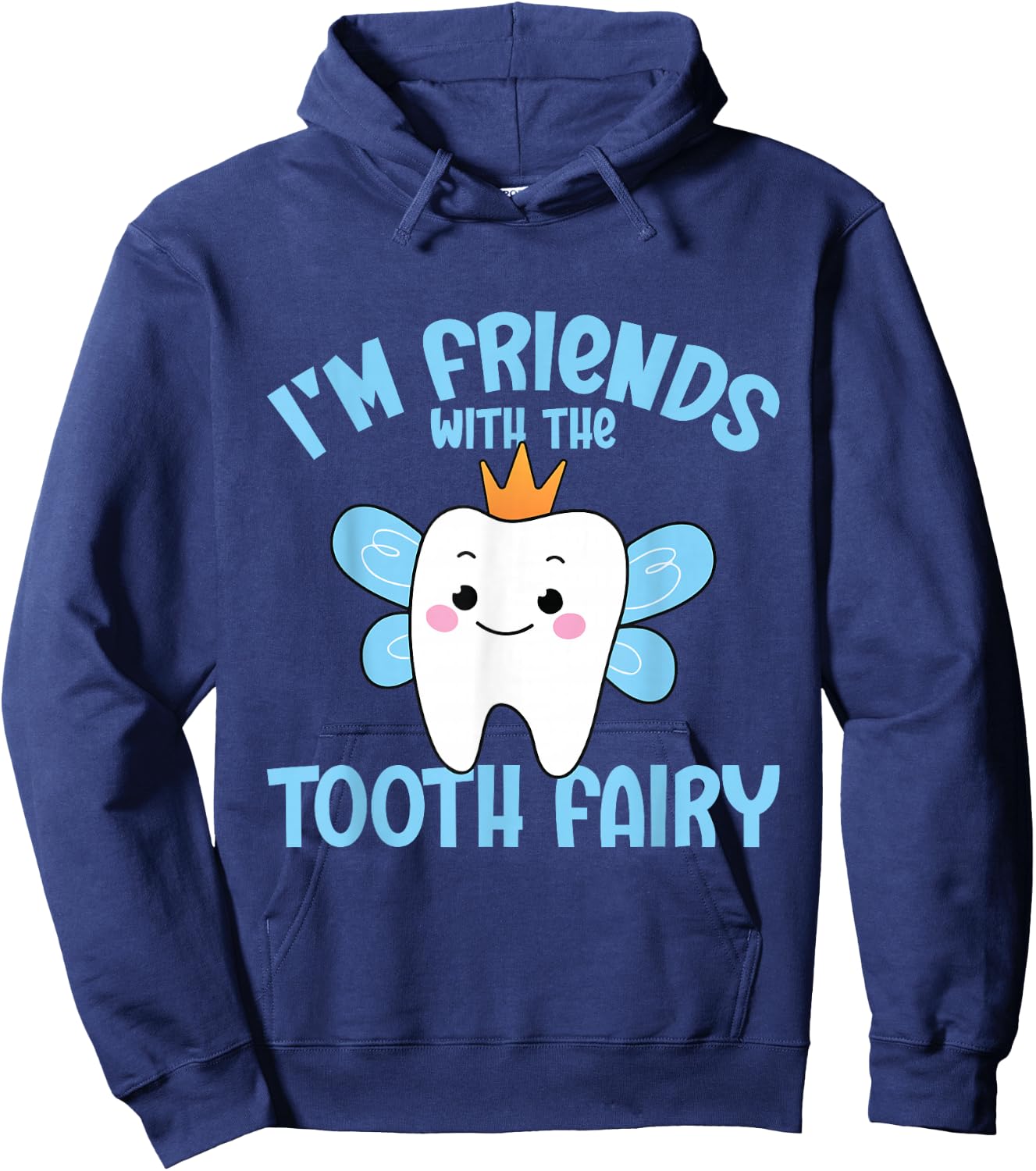 Tooth Pediatric Dentist Dental Assistant Hygienist Fairy Hoodie - Hoodie | Navy