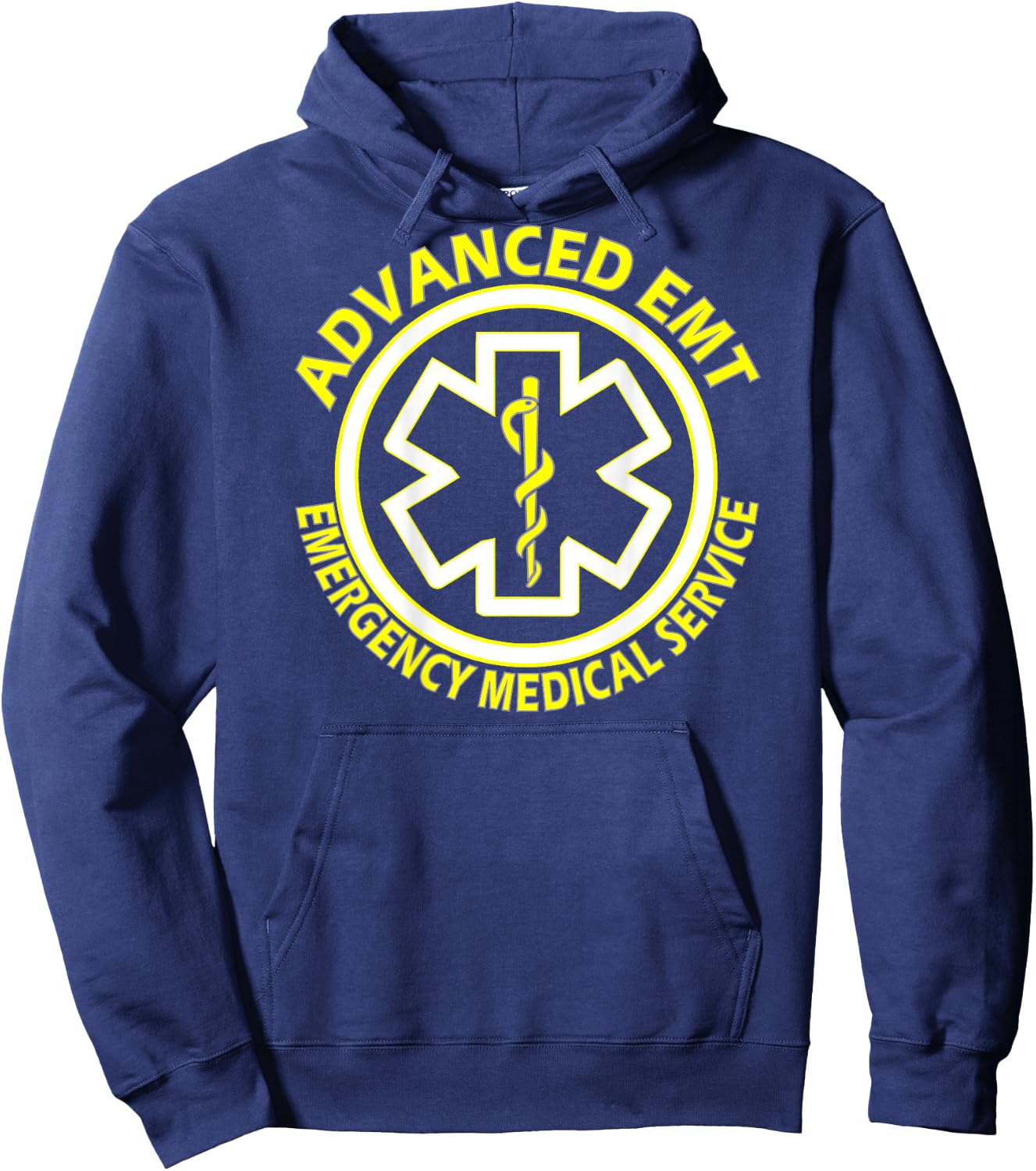Advanced emergency medical technicians (AEMT) Kit Back Print Hoodie - Hoodie | Navy
