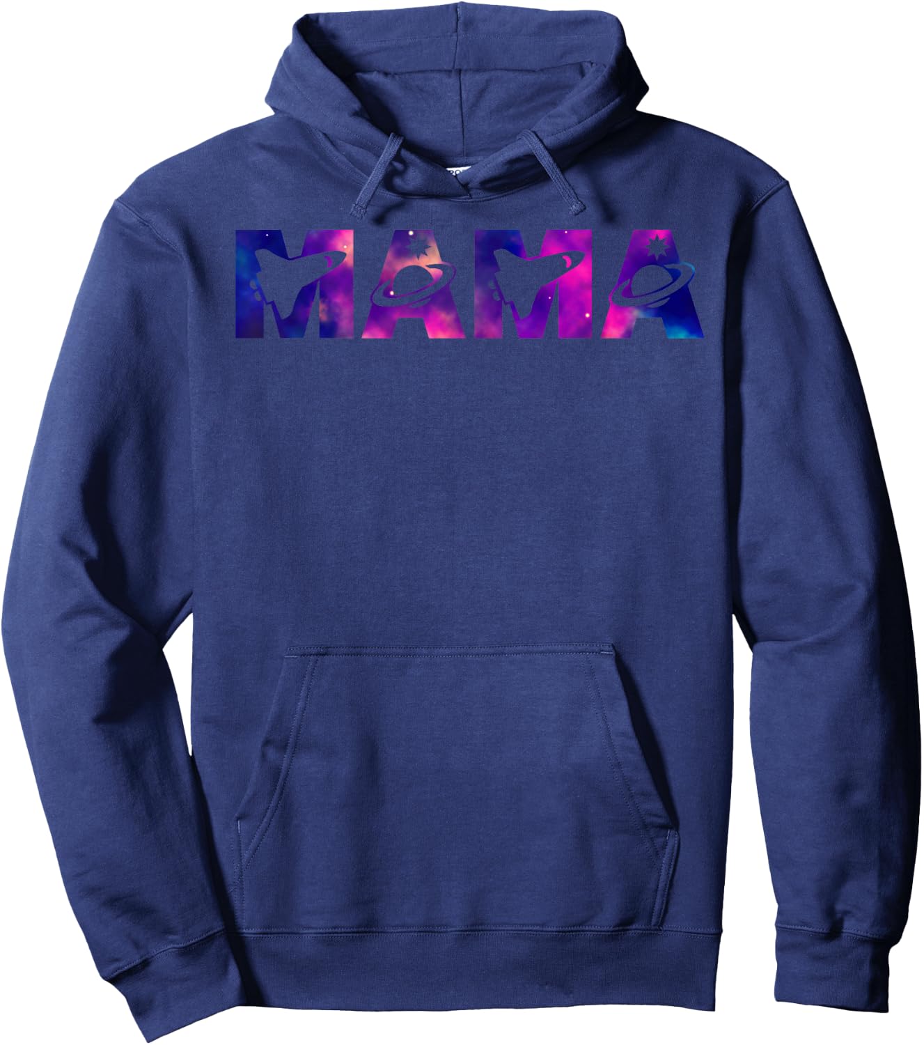 Funny Mama Space Astronaut Birthday Party Hoodie - Hoodie | Navy