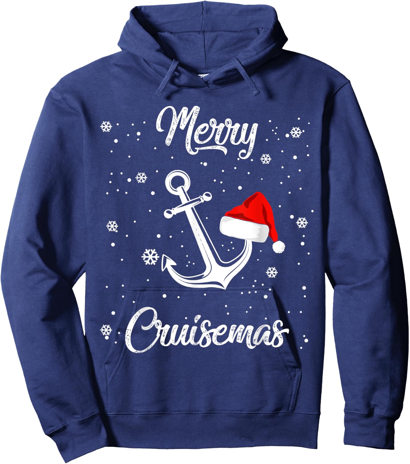 Merry Cruisemas Ugly Christmas Sweater Xmas Gifts Girls Boys Hoodie - Hoodie | Navy