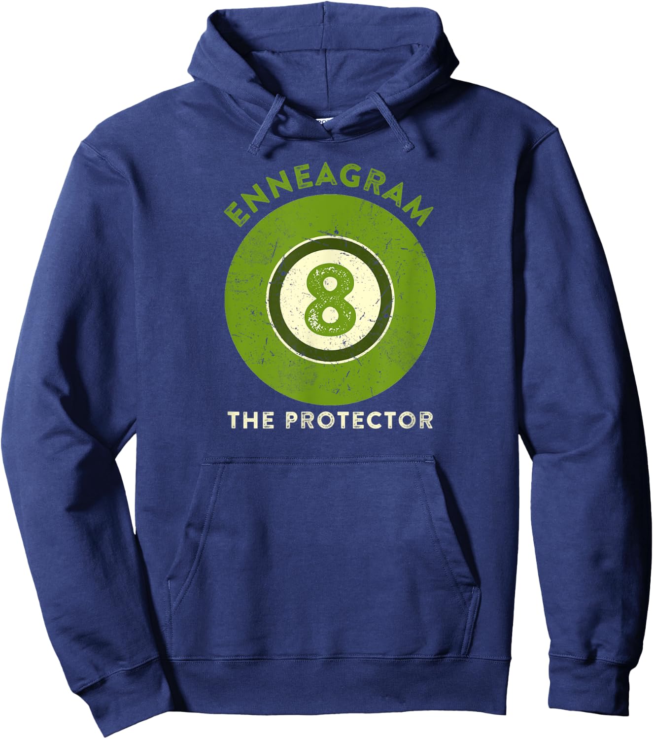 Enneagram Type 8 The Protector Personality Type Hoodie - Hoodie | Navy